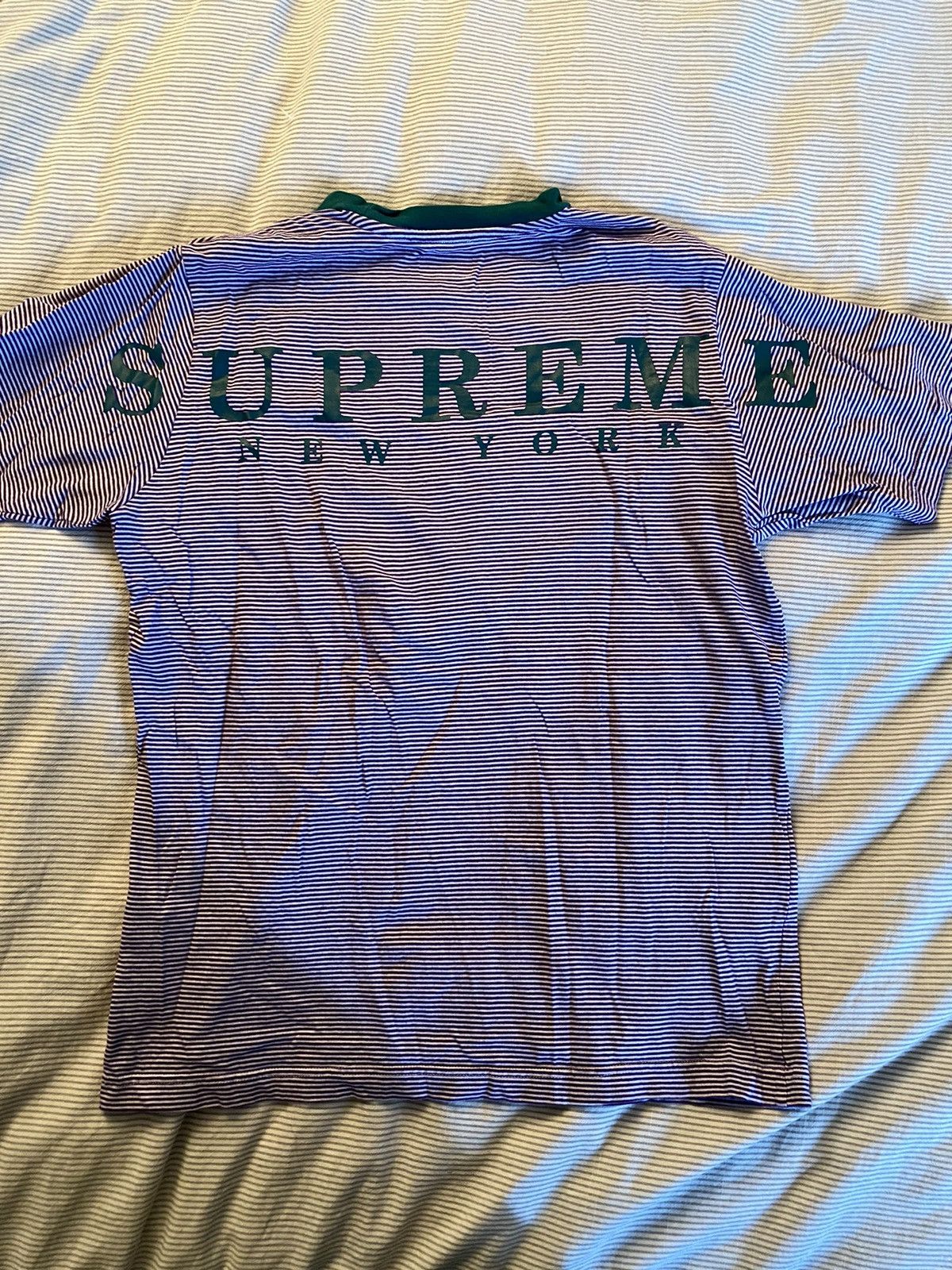 Supreme × Vintage Supreme New York Striped Tee Size US M / EU 48-50 / 2 - 1 Thumbnail