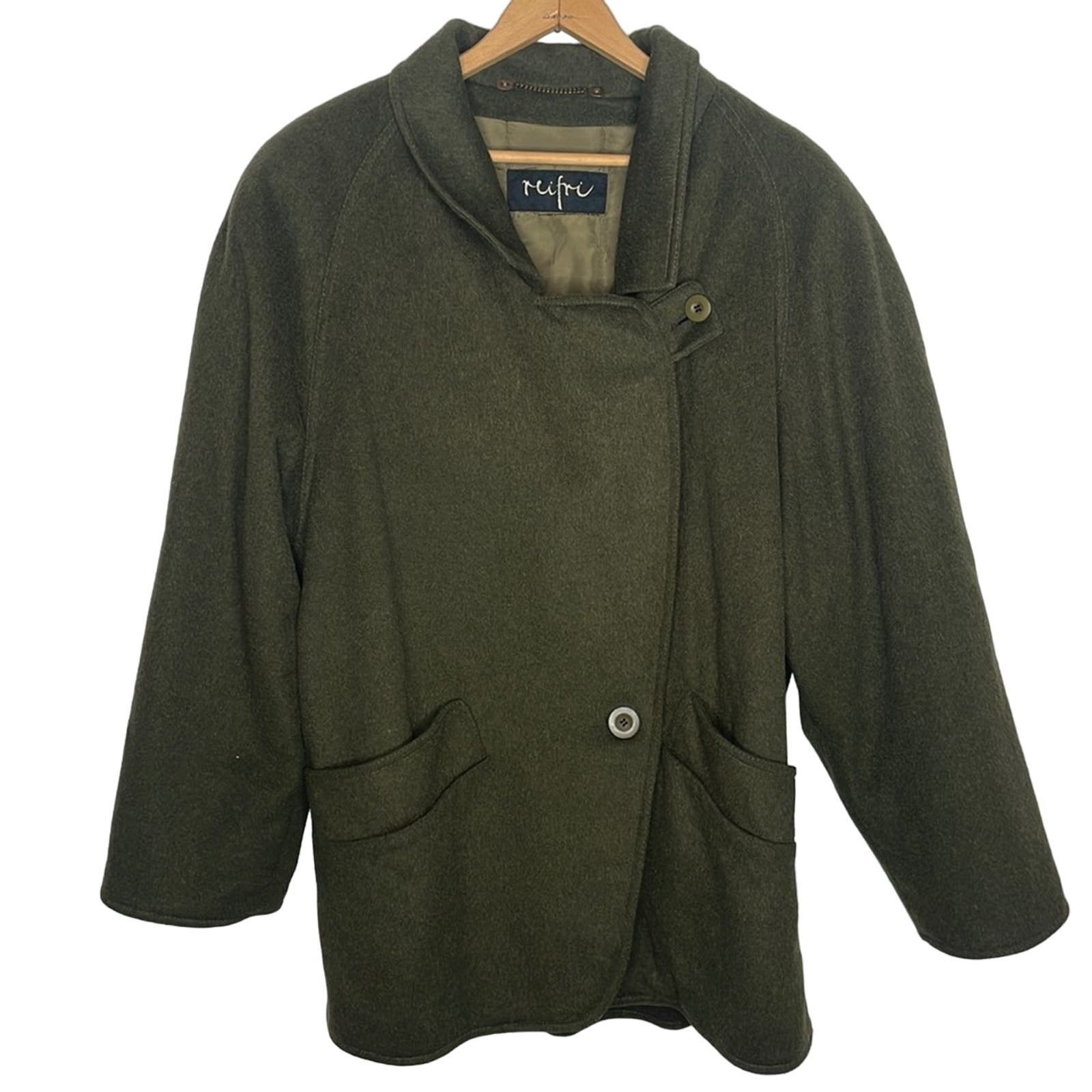 image of Vintage German Reifri Coat in Green, Men's (Size XS)