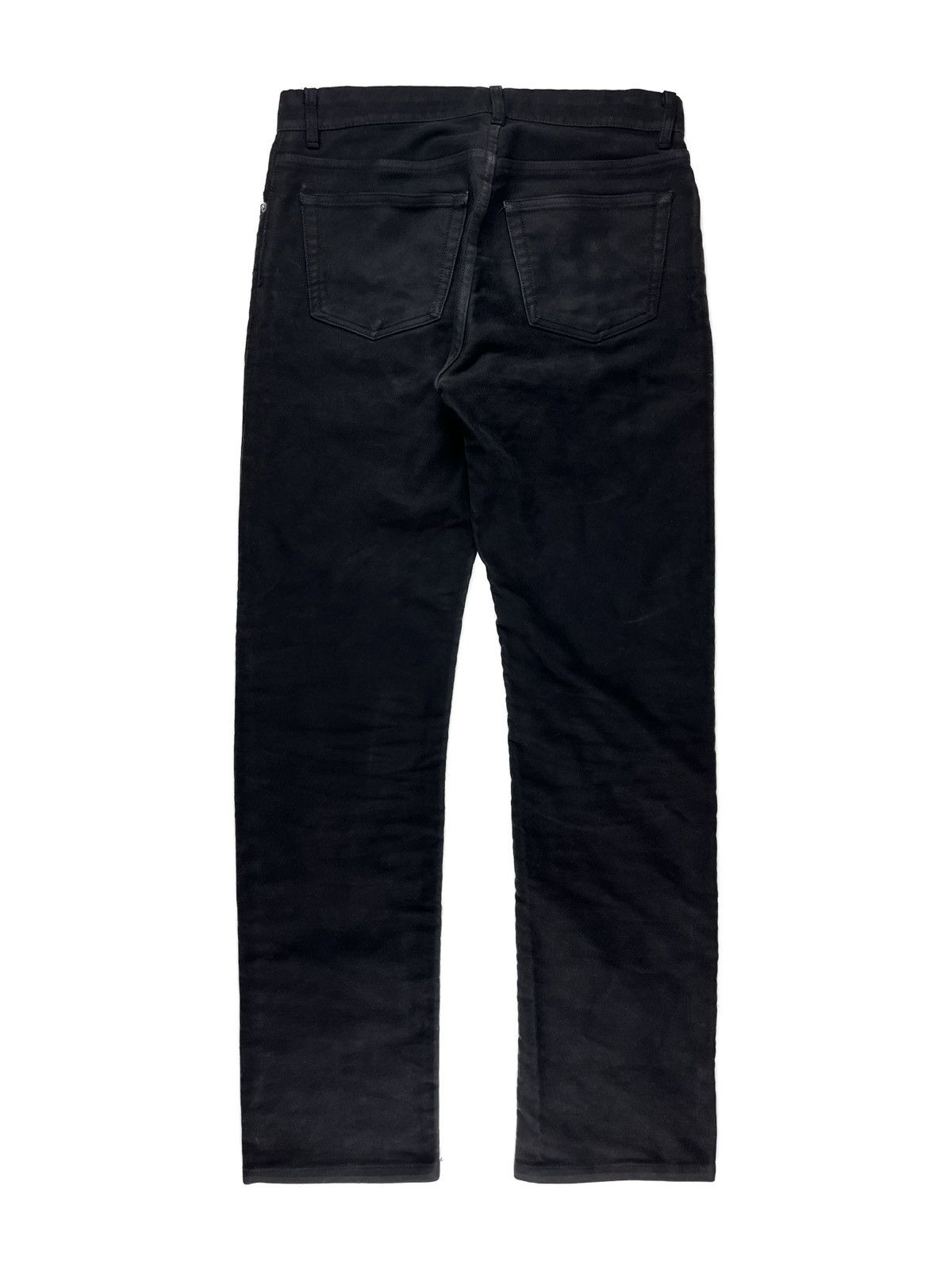 Helmut Lang × Vintage AW00 Helmut Lang Black Moleskin Cotton 5 Pocket Pants Size US 32 / EU 48 - 2 Thumbnail