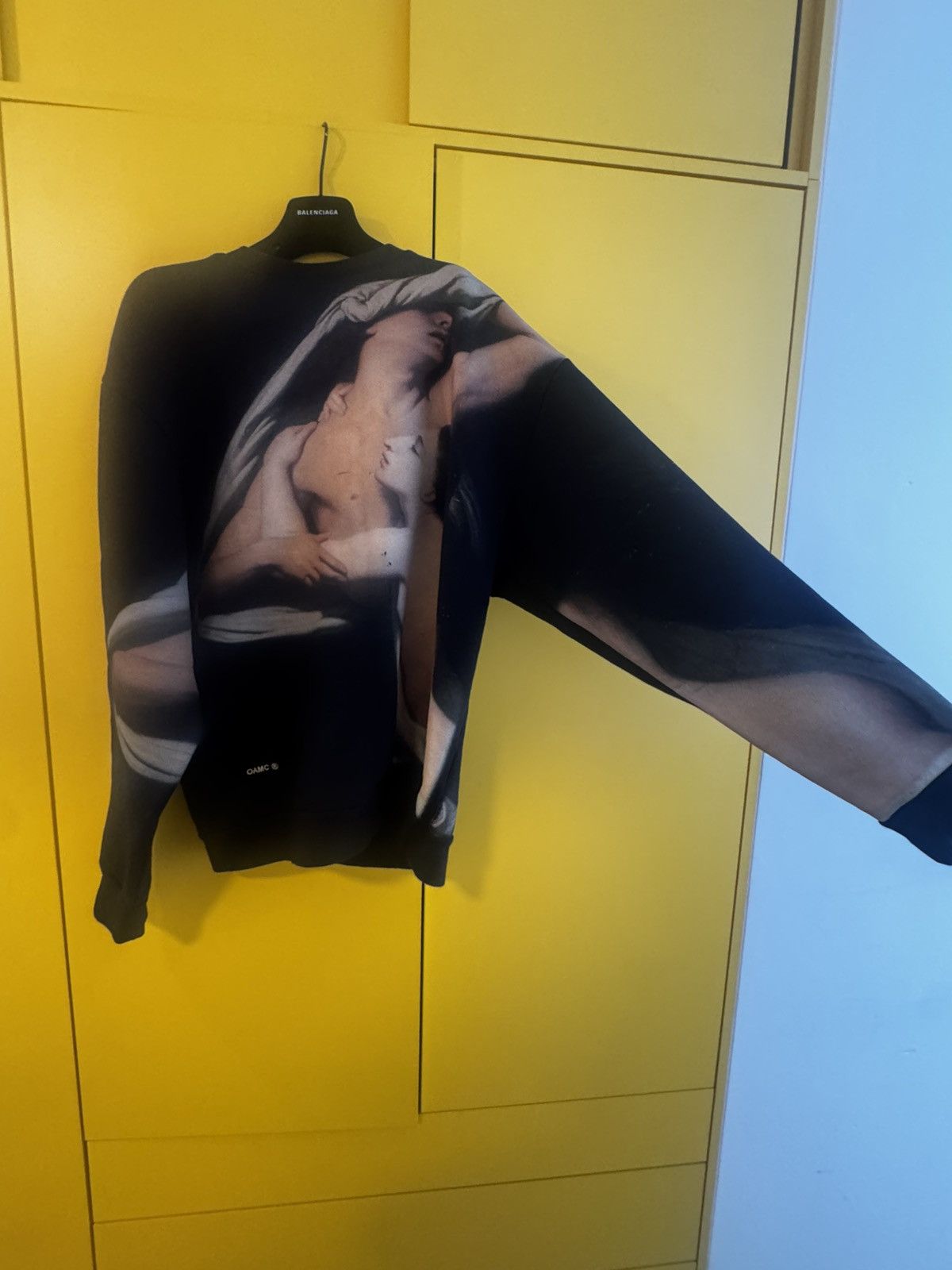 OAMC OAMC Graphic Sweatshirt – Black Size US M / EU 48-50 / 2 - 3 Thumbnail