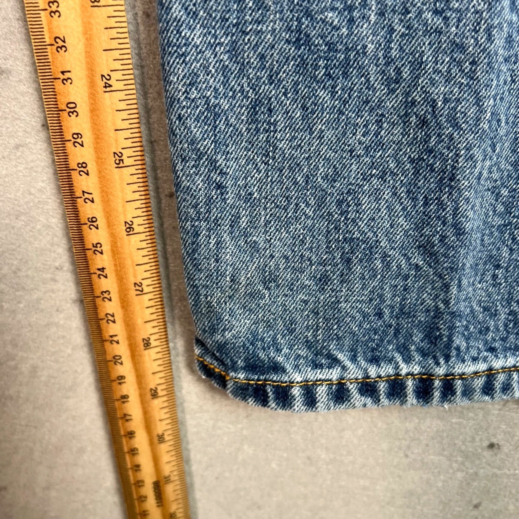 Levi's VINTAGE Levi's 501 Jeans Mens Straight Inseam 29 in 36 x 30 Blue Denim Cotton Cotton Denim | Levi's 501 | Jeans | Men Size US 36 / EU 52 - 7 Thumbnail
