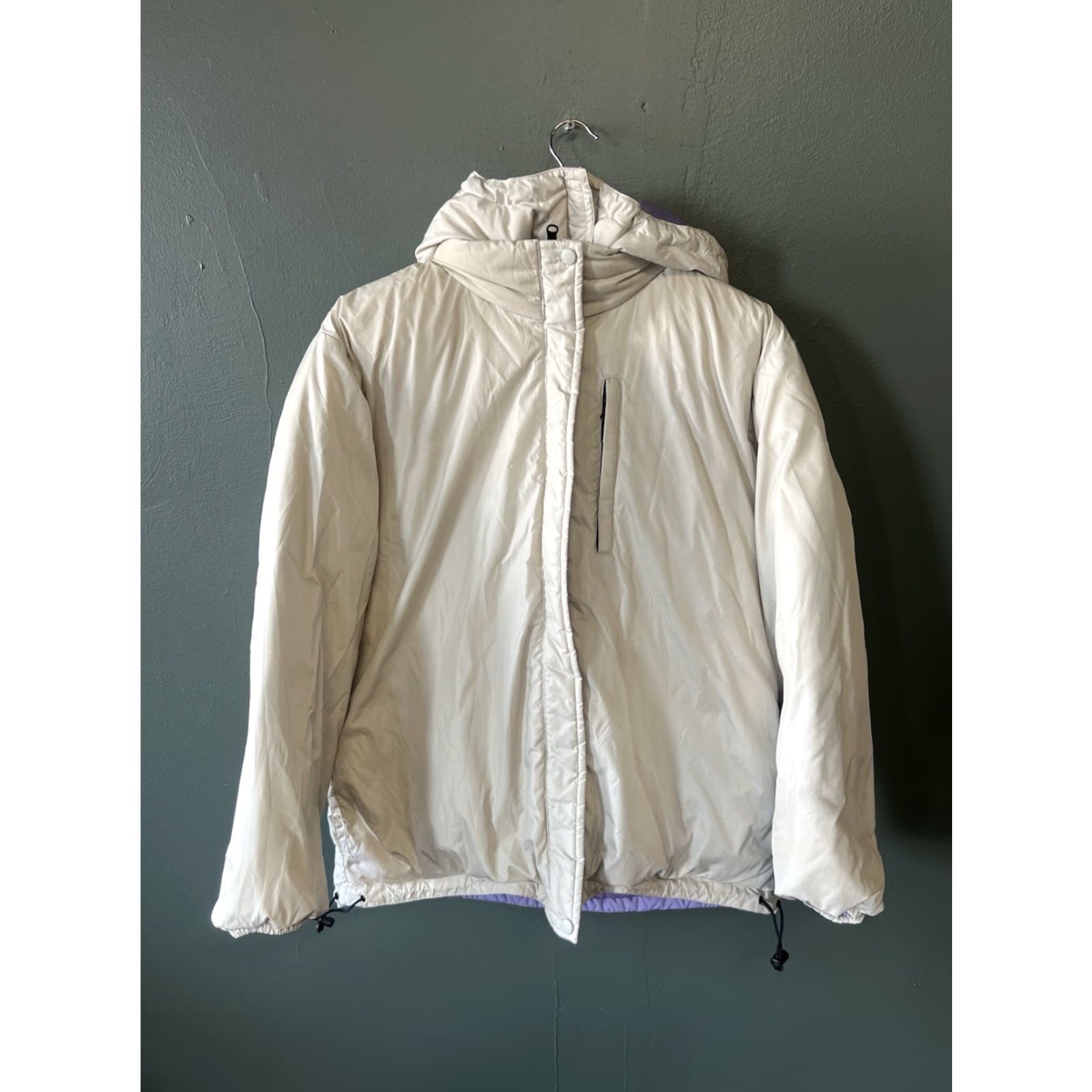 Lands' End Lands' End Down Jacket Purple Reversible with Hood M 10-12 Reg Womens Jacket Purple Reversible Down Hooded Lands' End 80% Goosedown & 20% Feathers Size L / US 10 / IT 46 - 4 Thumbnail