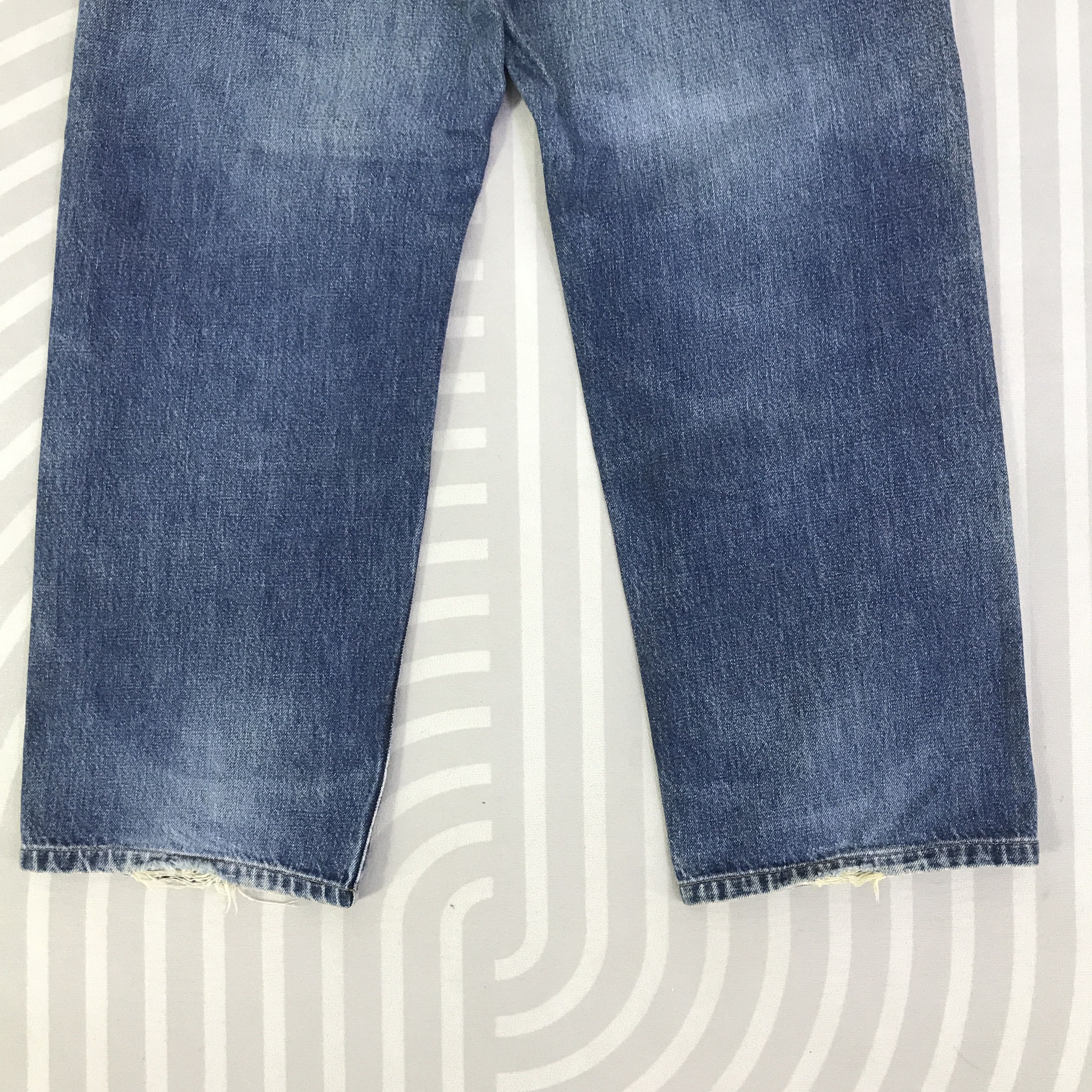 Japanese Brand Vintage Bobson Distressed Jeans pants K74B14 Size US 32 / EU 48 - 6 Thumbnail