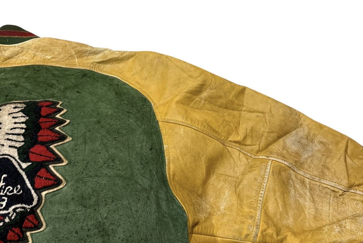 Leather Vintage Ice Fire 1953 Pig Skin Leather Varsity Jacket Size US M / EU 48-50 / 2 - 10 Thumbnail