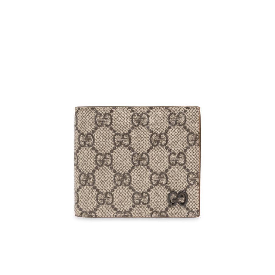 Gucci GUCCI Beige Ebony GG Canvas Wallet New & Authentic Size ONE SIZE - 1 Thumbnail