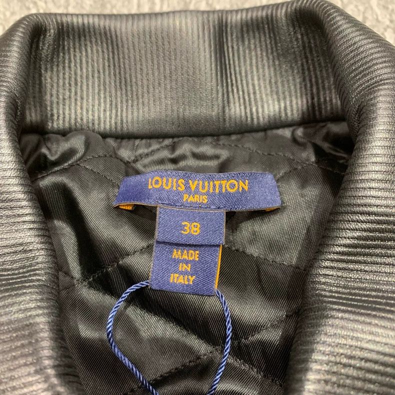 Louis Vuitton LOUIS VUITTON Cropped Jean leather jacket with presbyopic p Size XS / US 0-2 / IT 36-38 - 5 Thumbnail