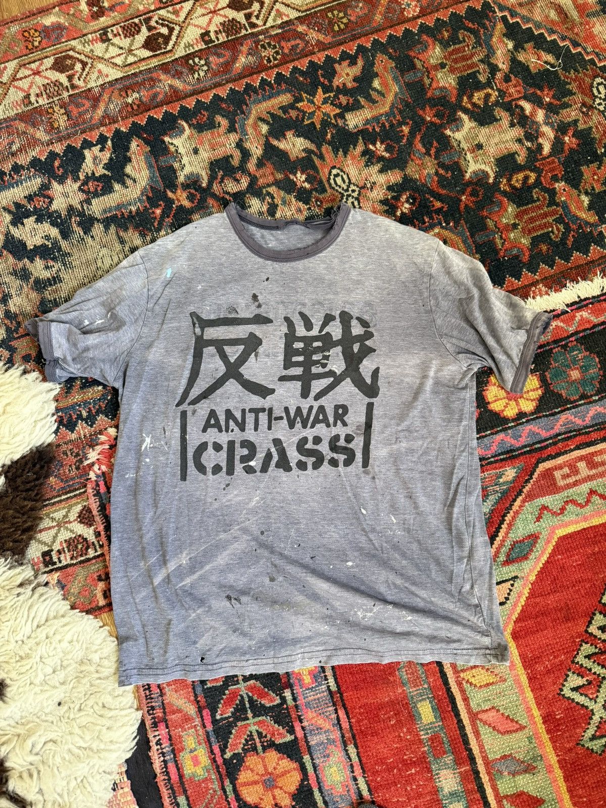 Band Tees Vintatge 1981 crass punk t shirt Size US M / EU 48-50 / 2 - 1 Thumbnail
