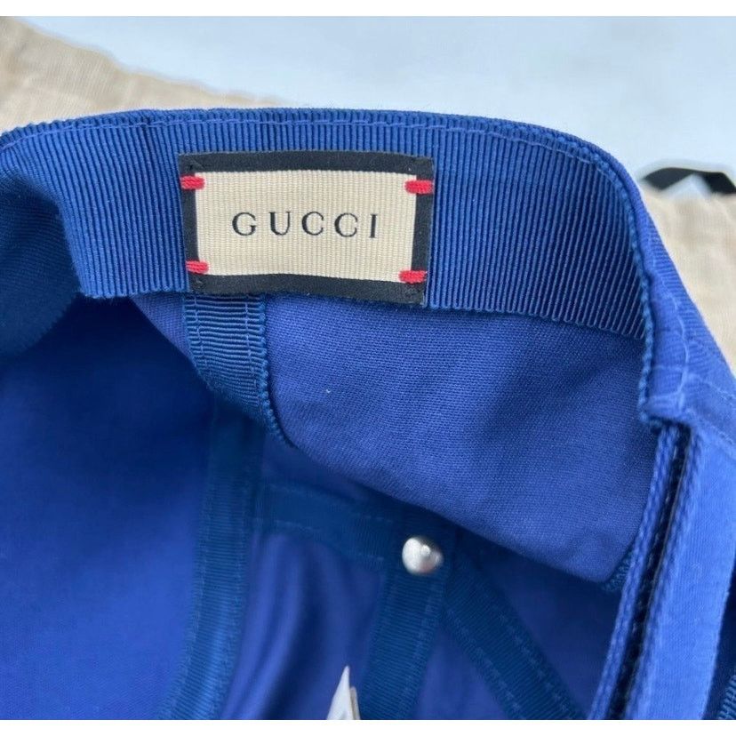 Gucci Gucci GG blue/yellow baseball hat size small adjustable Size ONE SIZE - 8 Thumbnail