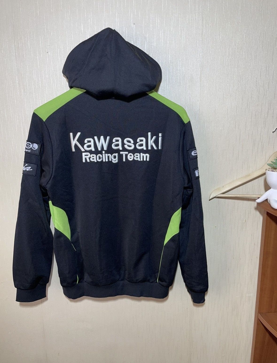 Vintage Kawasaki vintage racing zip hoodie Size US S / EU 44-46 / 1 - 3 Thumbnail