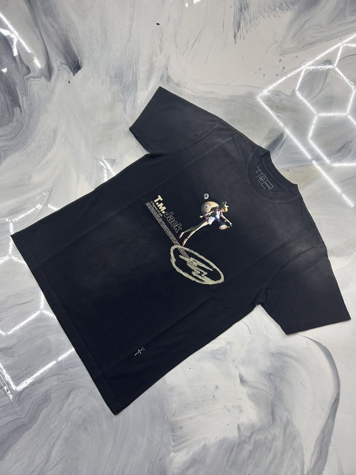 Fragment Design × Jordan Brand × Travis Scott Travis Scott x Murakami x Fragment Tokyo Tee Black Size S Size US S / EU 44-46 / 1 - 3 Thumbnail
