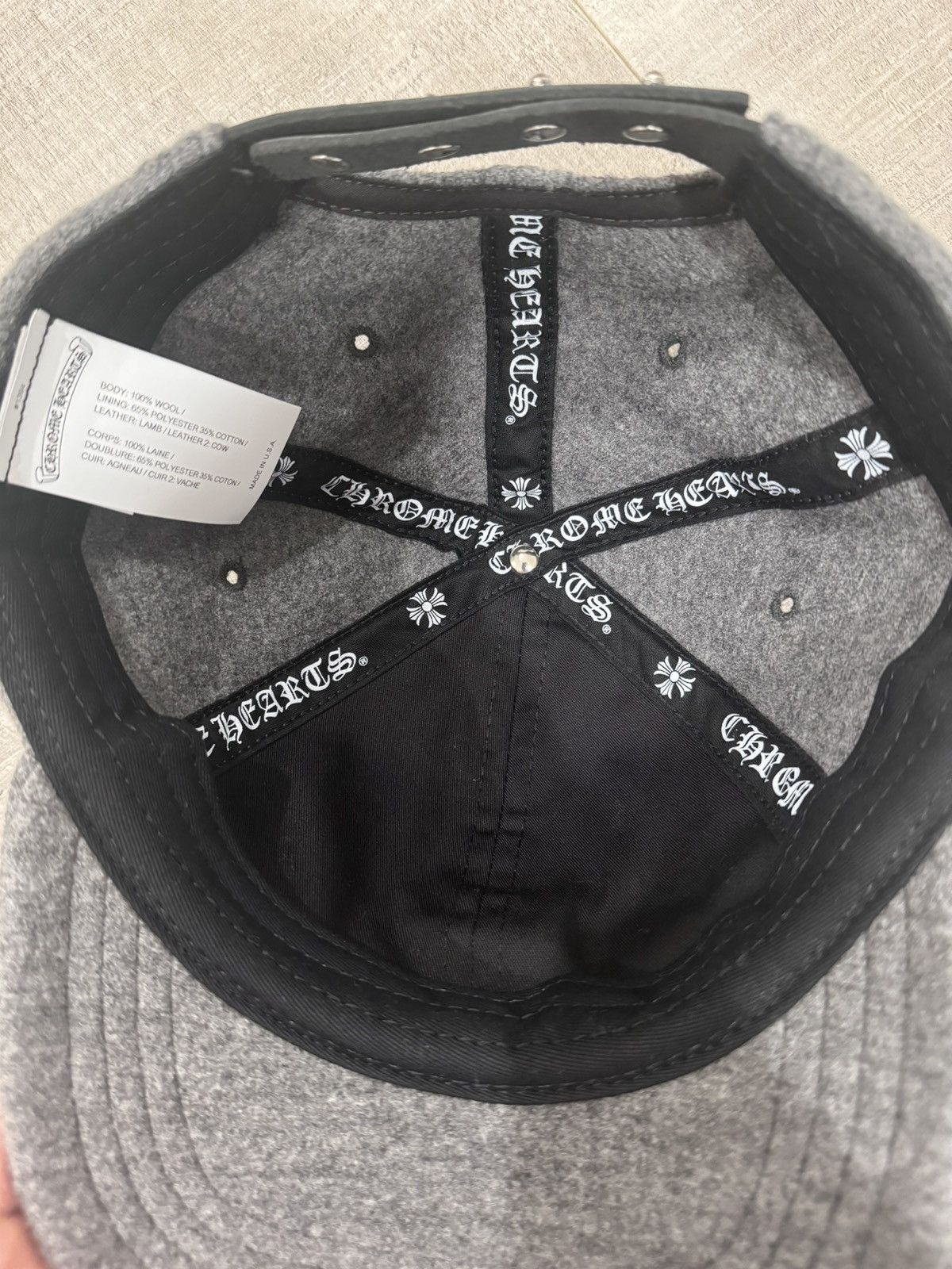 Chrome Hearts Chrome Hearts Cashmere Hat Size ONE SIZE - 9 Thumbnail