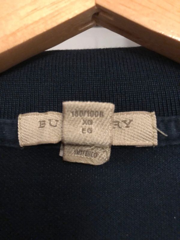 Burberry Burberry Heart Logo Polo Embroidered Navy Size US XL / EU 56 / 4 - 6 Thumbnail