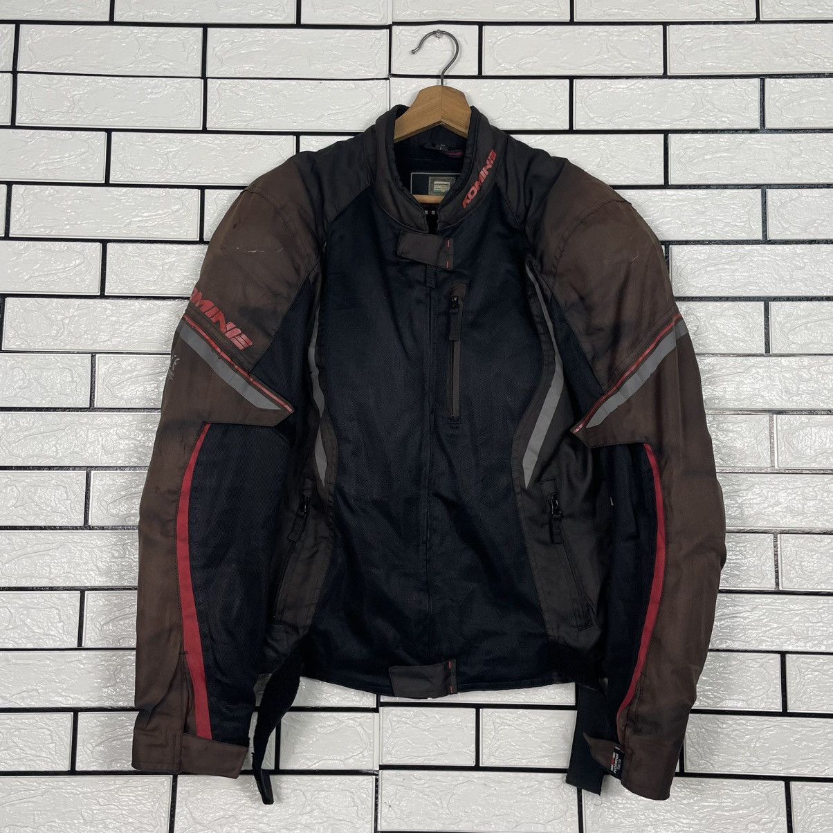 Japanese Brand Komine Motorcycle Riding Padded Jacket Size US M / EU 48-50 / 2 - 1 Thumbnail