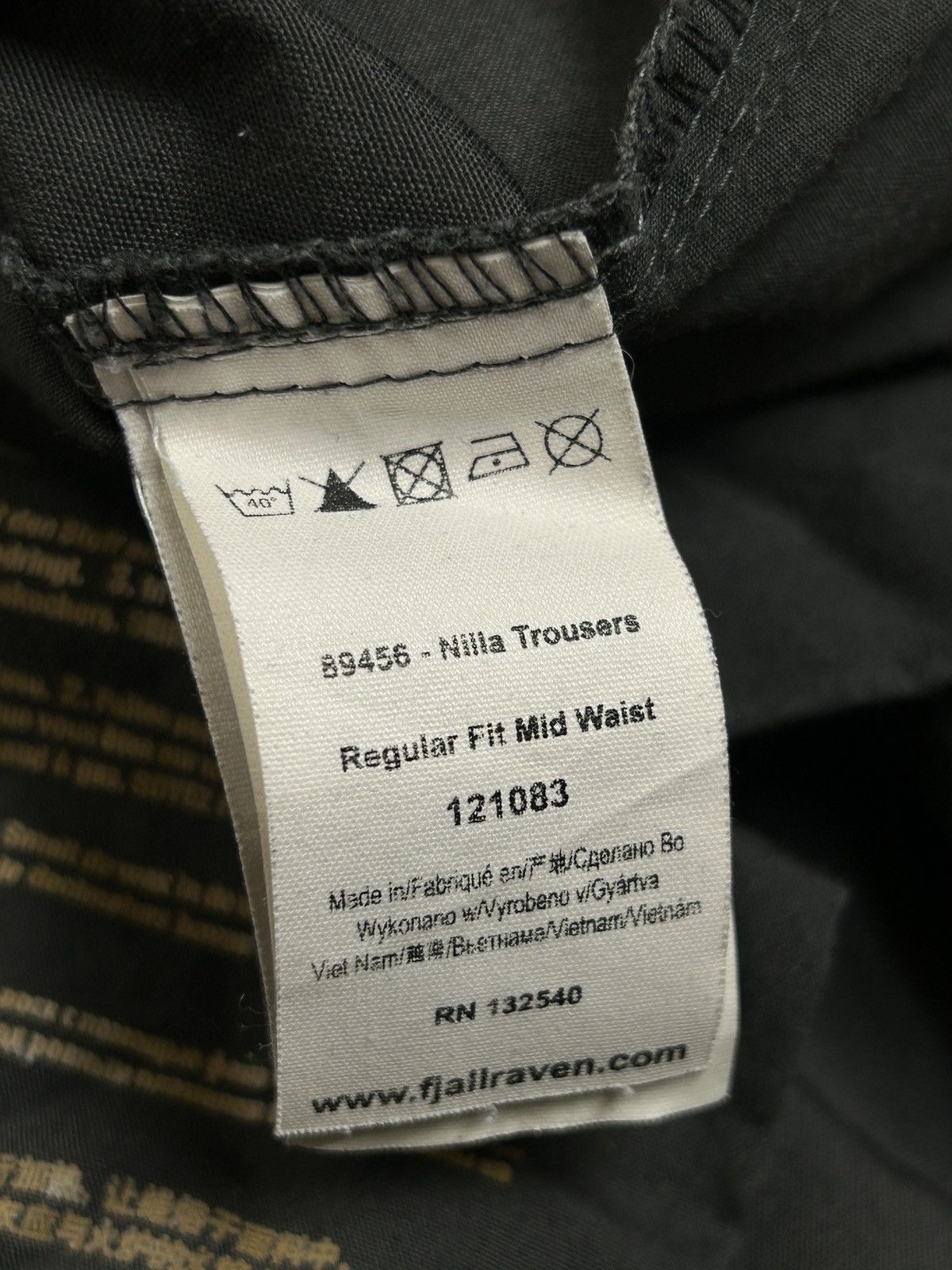 Fjallraven Fjallraven Nilla Trousers G-1000 Regular Fit Mid Waist Size 24" / US 00 / IT 34 - 9 Thumbnail