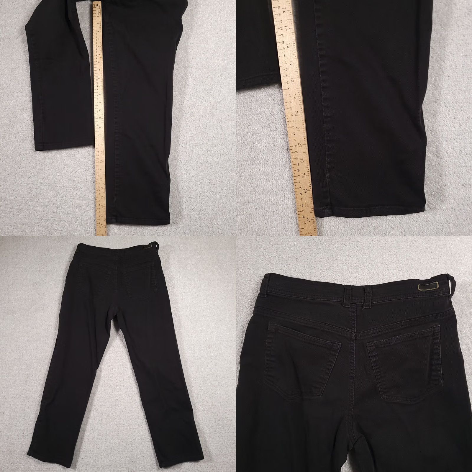 Gloria Vanderbilt VINTAGE Gloria Vanderbilt Black Stretch Jeans Women's 8 Short Mid-Rise Casual Size 30" / US 8 / IT 44 - 8 Thumbnail