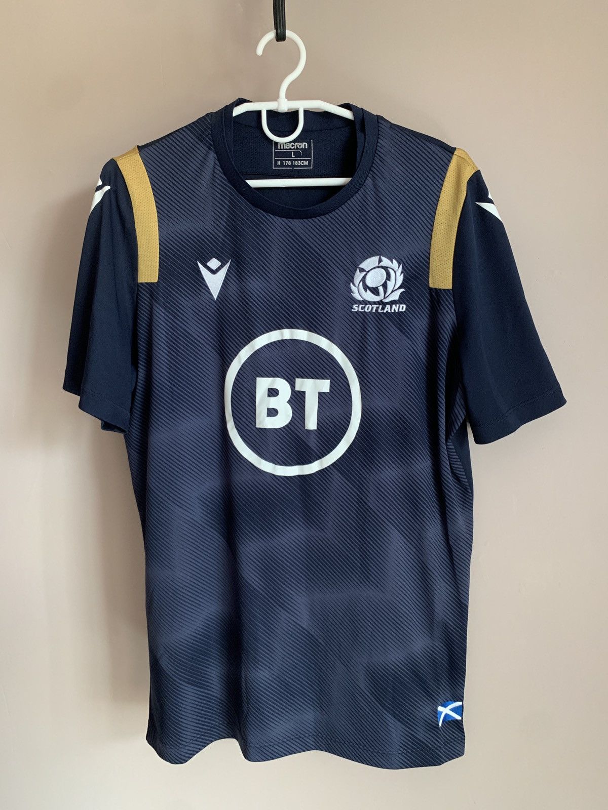 Macron Scotland Training Rugby Union Shirt Macron Jersey Size L Size US L / EU 52-54 / 3 - 1 Thumbnail
