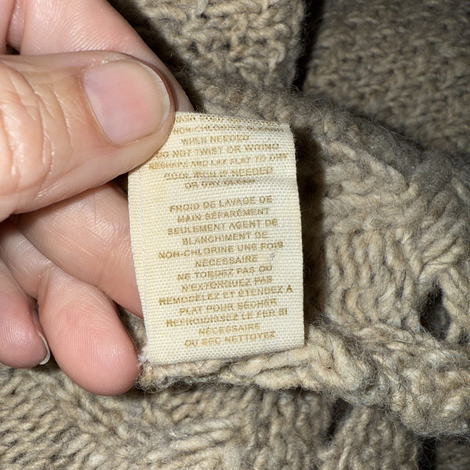 Free People Free People Napoli Knit Beige Long Duster Cardigan Vest Sz M Size M / US 6-8 / IT 42-44 - 9 Thumbnail