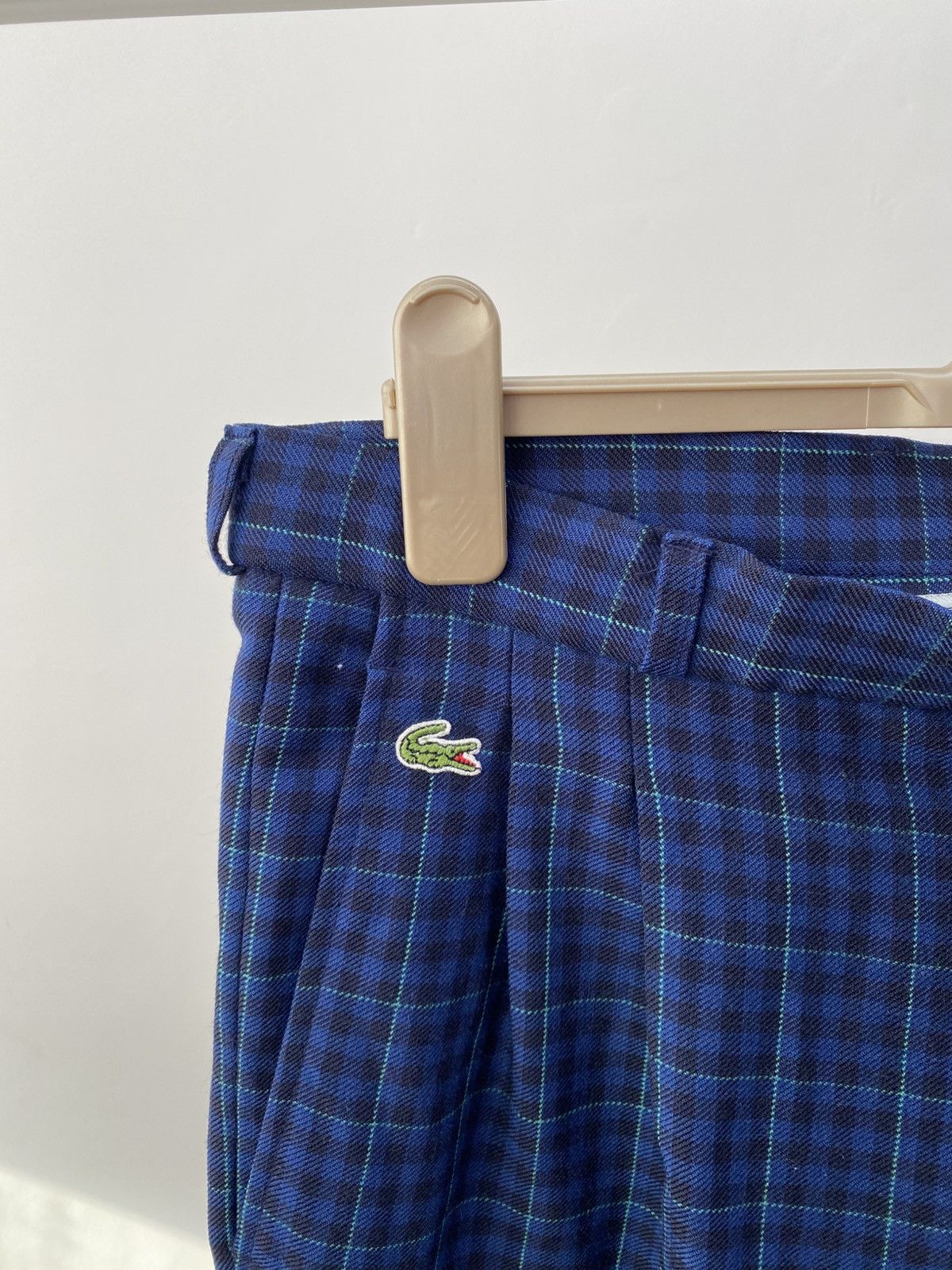 Lacoste Vintage LACOSTE Chemise Vintage Wool Plaid Checkered Pants Size US 34 / EU 50 - 5 Thumbnail
