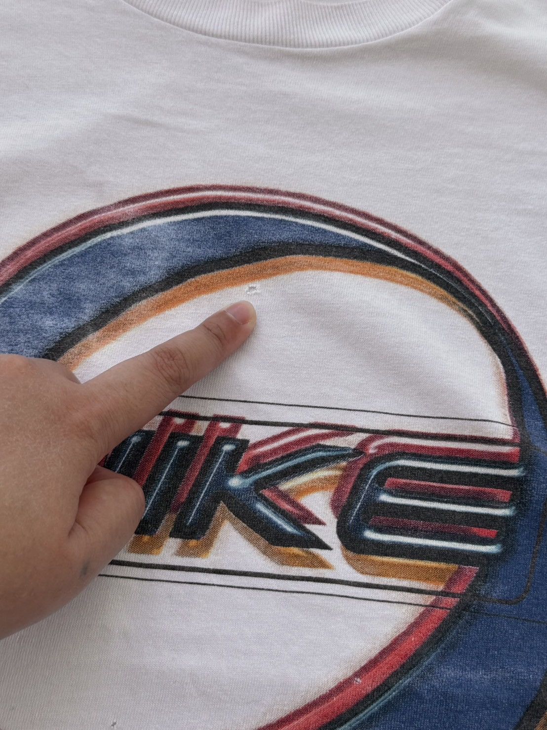 Nike Vintage Nike Spellouts Big Logo 90's T-shirt Size US S / EU 44-46 / 1 - 6 Thumbnail