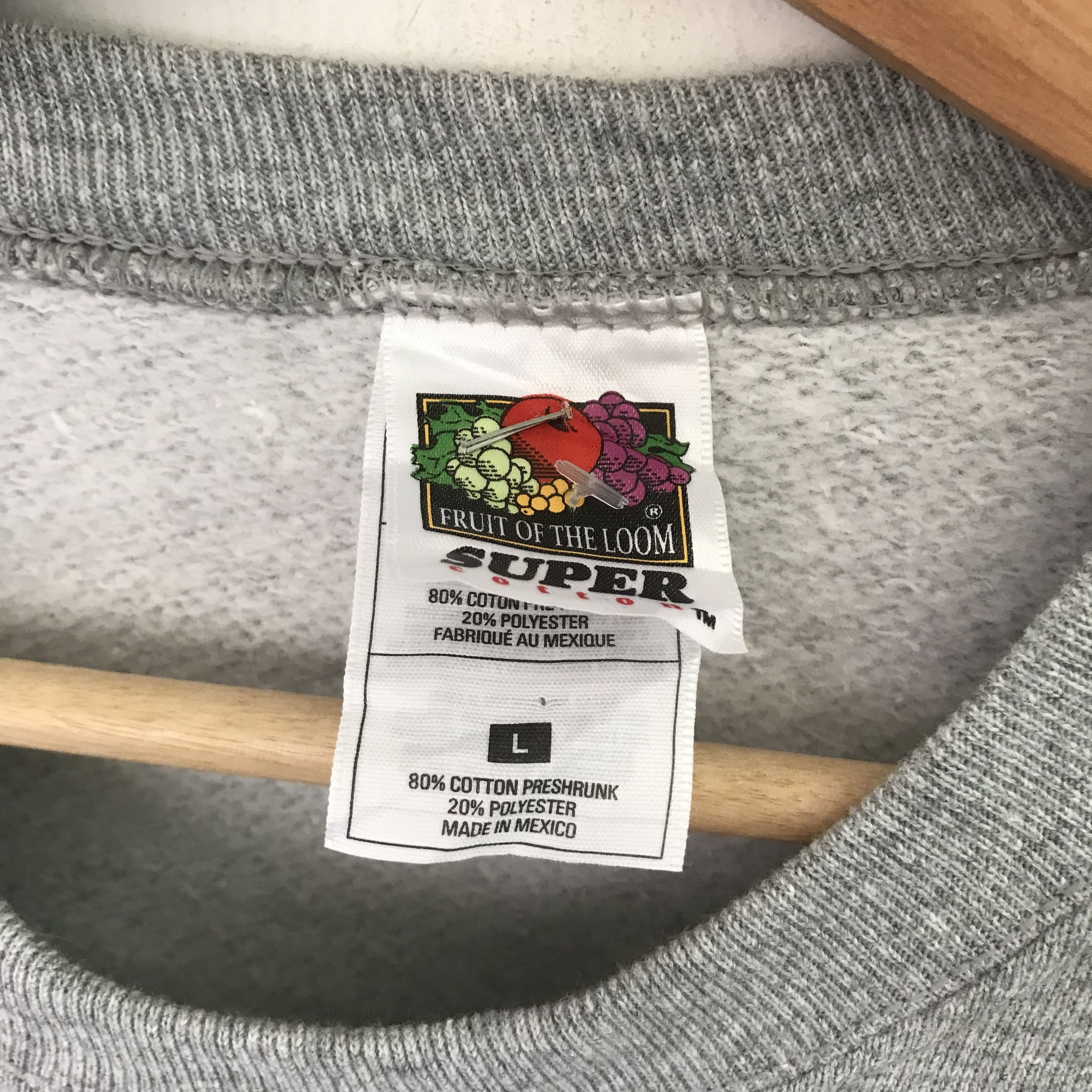 Vintage Vintage 90's Purdue Mom Gray Sweatshirt - 667 Size US L / EU 52-54 / 3 - 9 Thumbnail