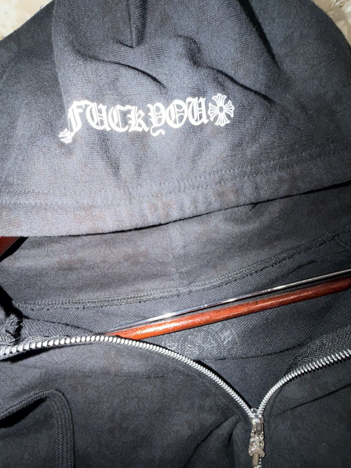 Chrome Hearts Chrome Hearts Jacquard Horseshoe Zip Up Hoodie Size US L / EU 52-54 / 3 - 8 Thumbnail