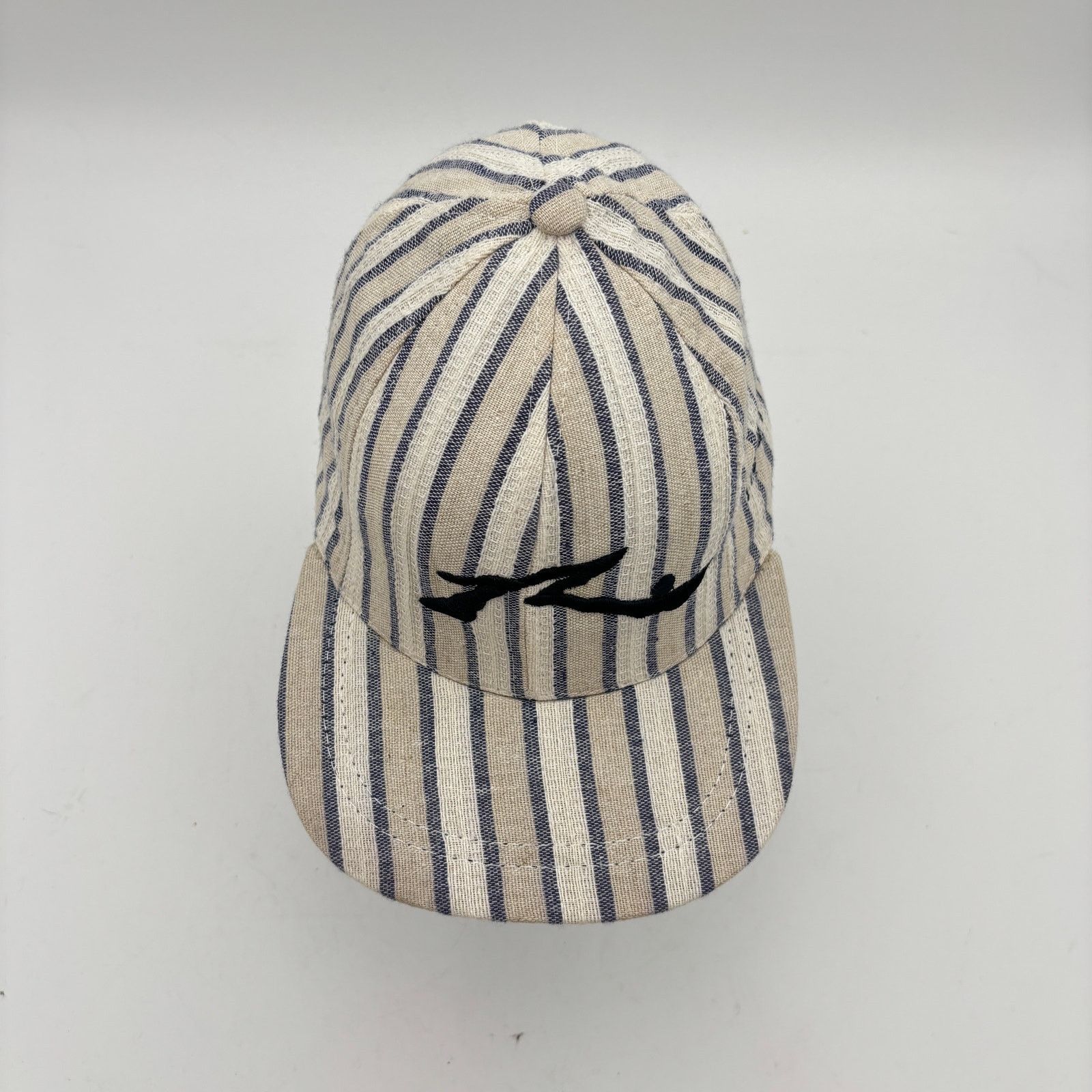Rusty × Vintage VTG Rusty Embroidered Striped Strapback Hat Surf Skater Size ONE SIZE - 7 Thumbnail