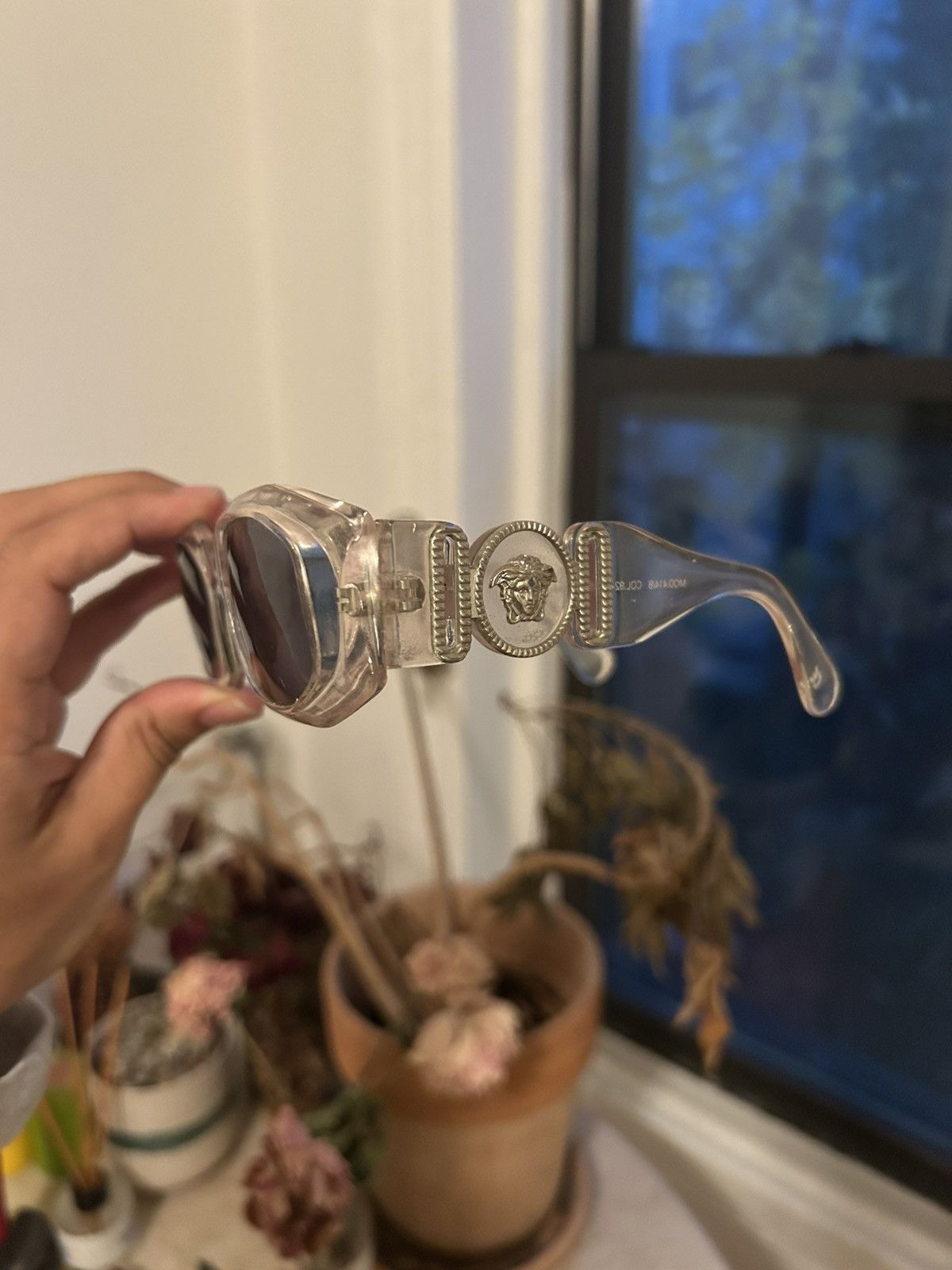 Versace Transparent 90s Versace Sunglasses Rare - Seen on Rihanna Size ONE SIZE - 7 Thumbnail
