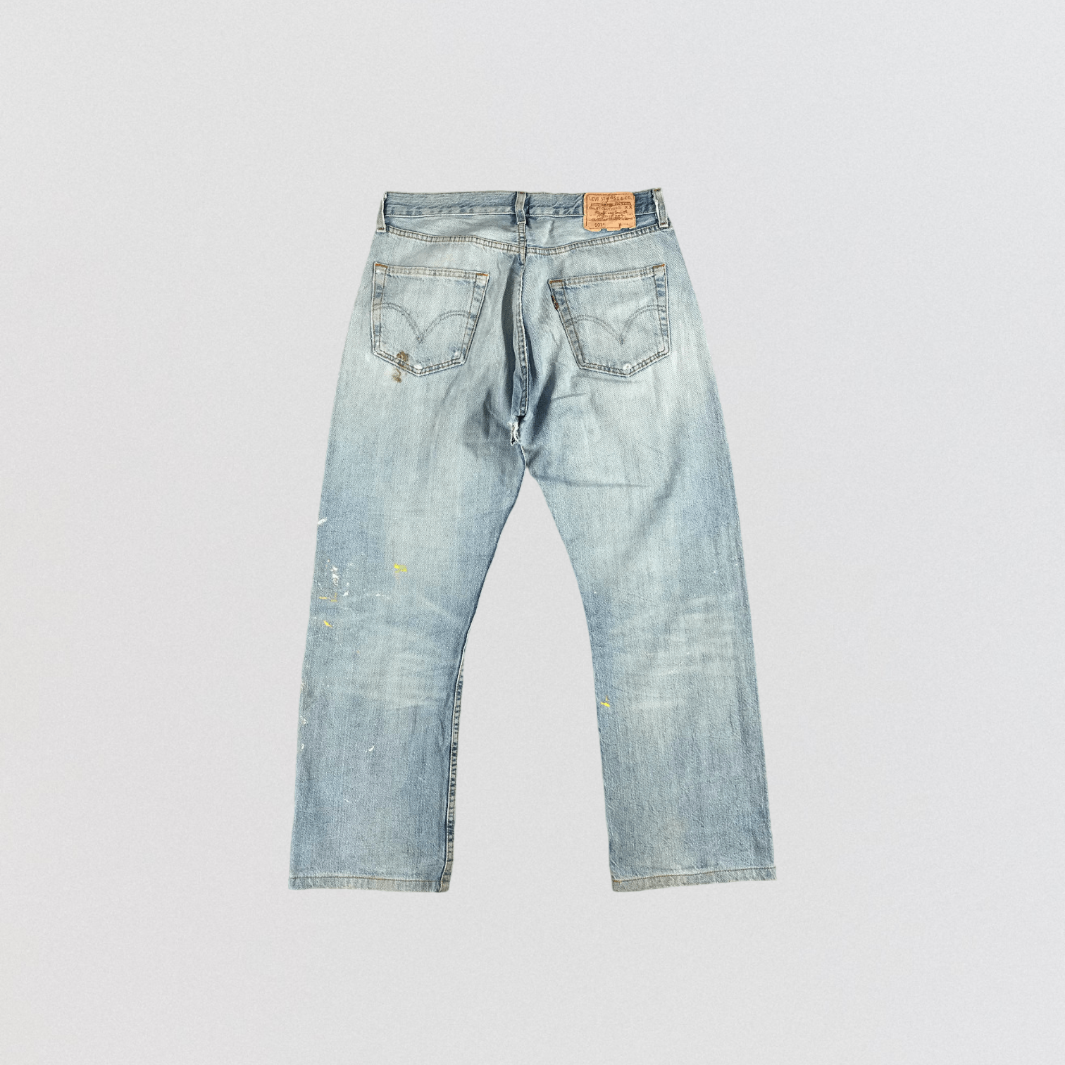 Levi's × Vintage Vintage 90s Light Wash Levis 501 Jeans-JM2343 Size US 33 - 2 Thumbnail