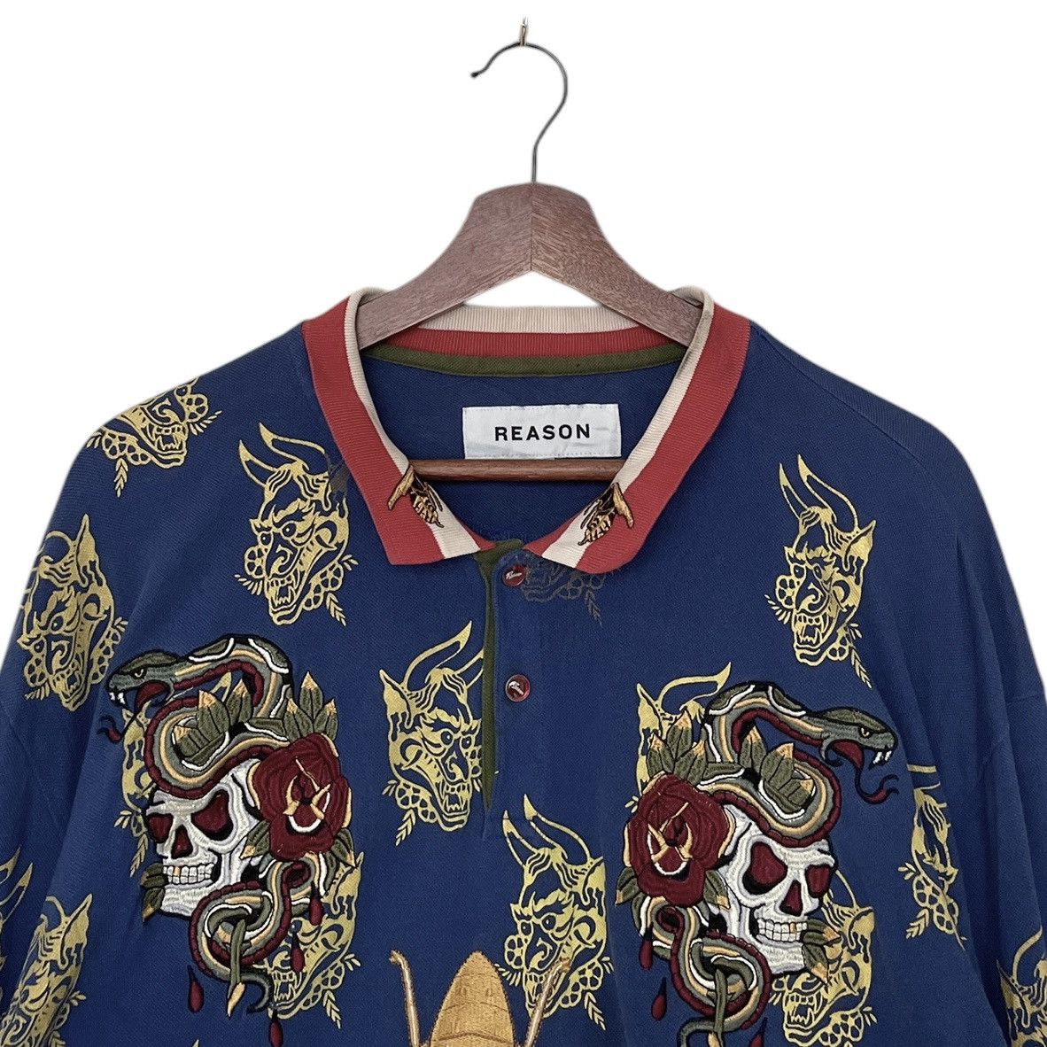 Reason Vintage Brand Reason Longsleeves T-shirt 2000s Size US XXL / EU 58 / 5 - 7 Thumbnail