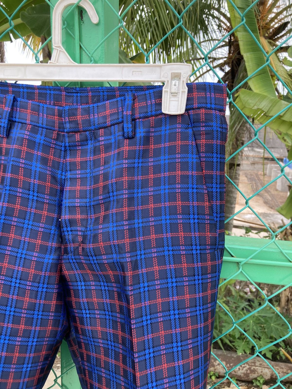 Tsumori Chisato Tsumori Chisato Tartan Plaid Tapered Trousers Size US 31 - 9 Thumbnail
