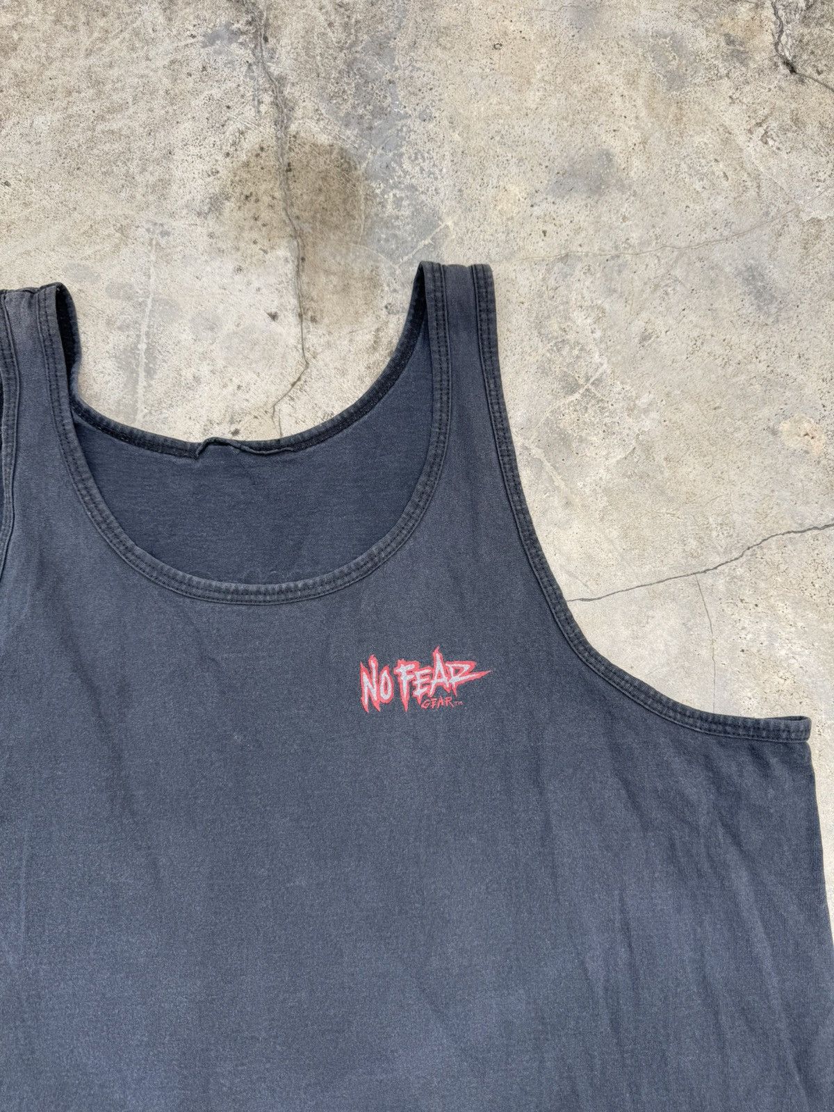 No Fear Vintage No Fear Gear Black Top 90s Single Stitch Size US XL / EU 56 / 4 - 6 Thumbnail