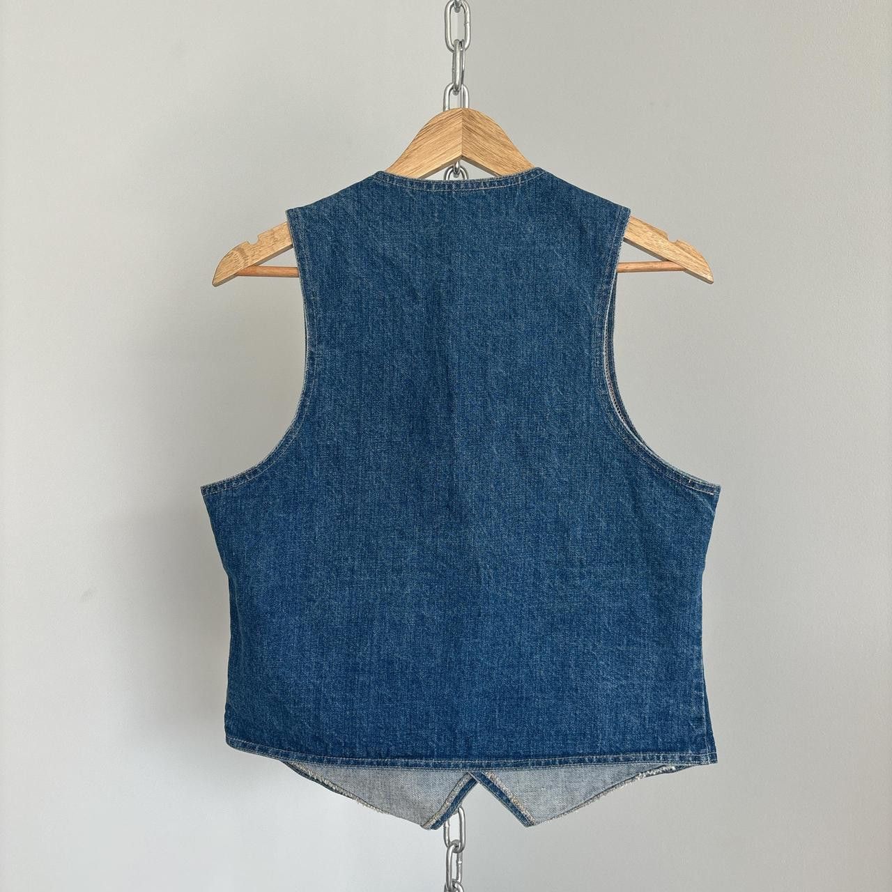 Levi's Vintage Clothing True Vintage 70s Denim Levi’s Vest Western Orange Tab Medium Size M / US 6-8 / IT 42-44 - 7 Thumbnail