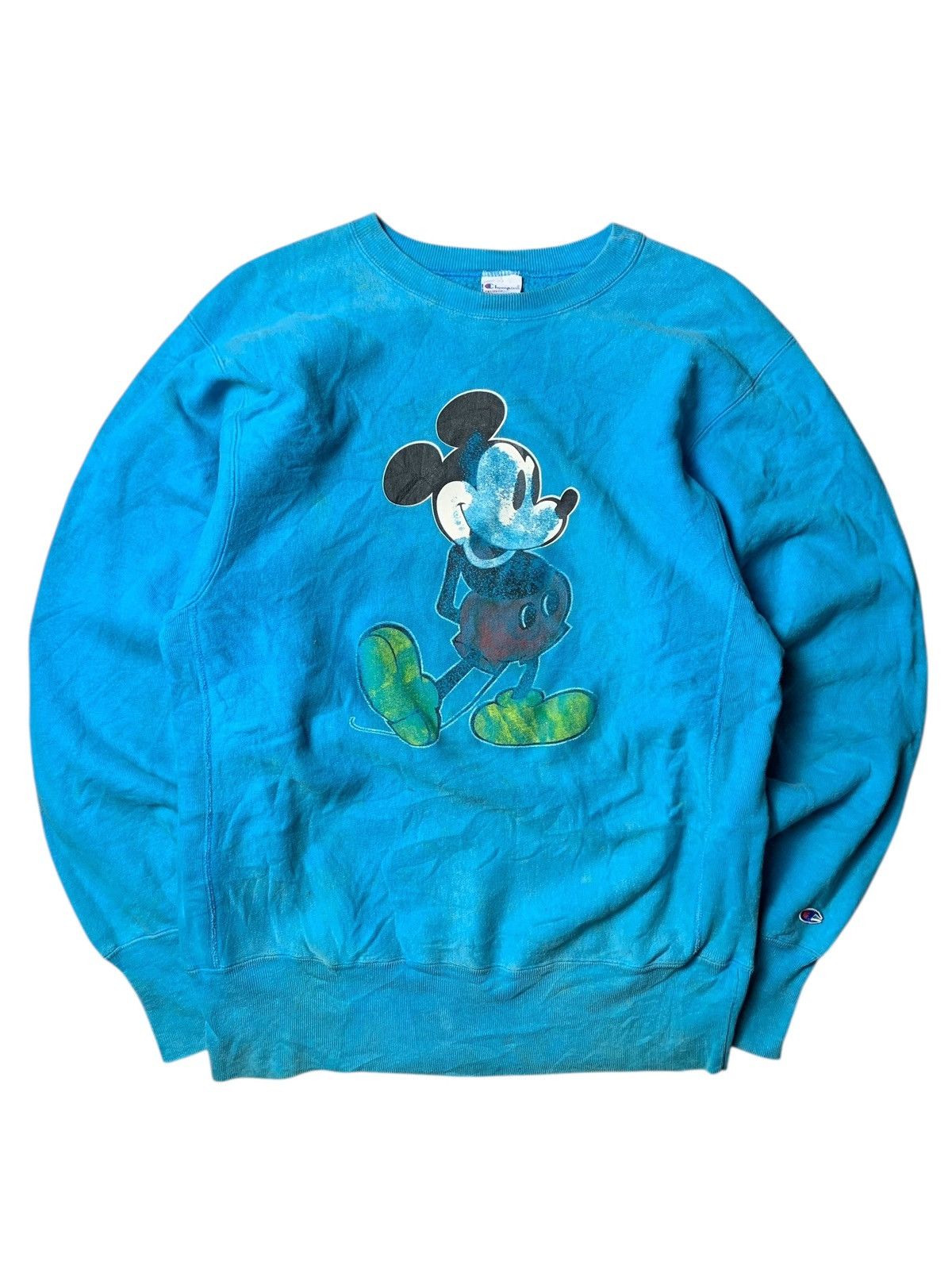 Champion × Vintage 1990s Champion Reverse Weave Mickey Mouse