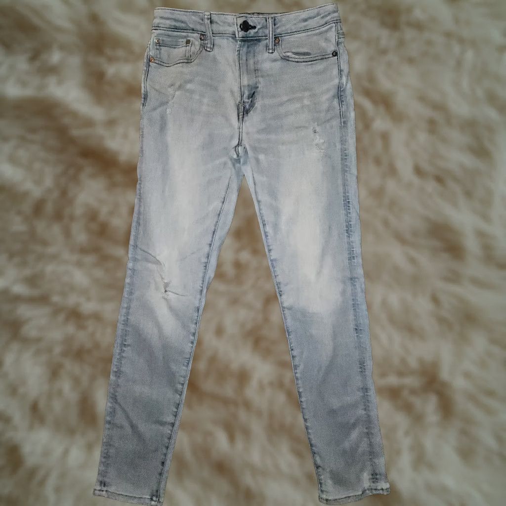 American Eagle Outfitters American Eagle Jeans Men's 29x29 Athletic Skinny Low Rise Blue Airflex+Temp Tech Size US 29 - 1 Thumbnail