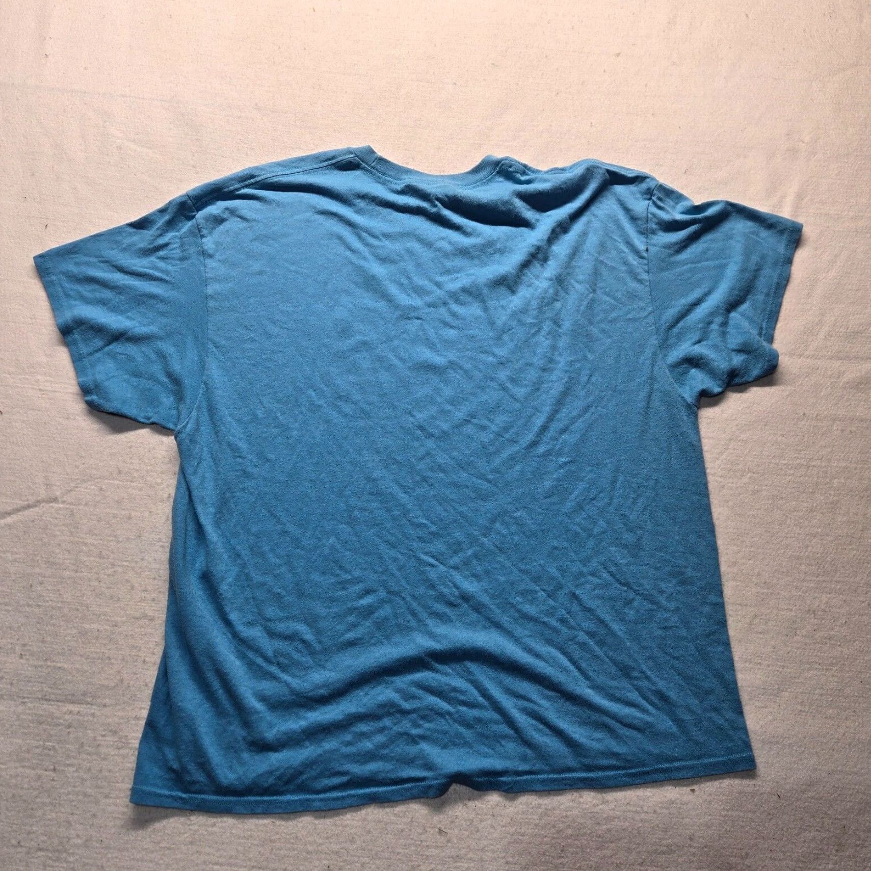 Realtree Real Tree Realtree T-Shirt Light Blue Short Sleeve Logo Deer Horns Adult 2XL XXL Cotton Camouflage Outdoor Hiking Hunting Fishing Logo Shirt Mens Size US XXL / EU 58 / 5 - 7 Thumbnail
