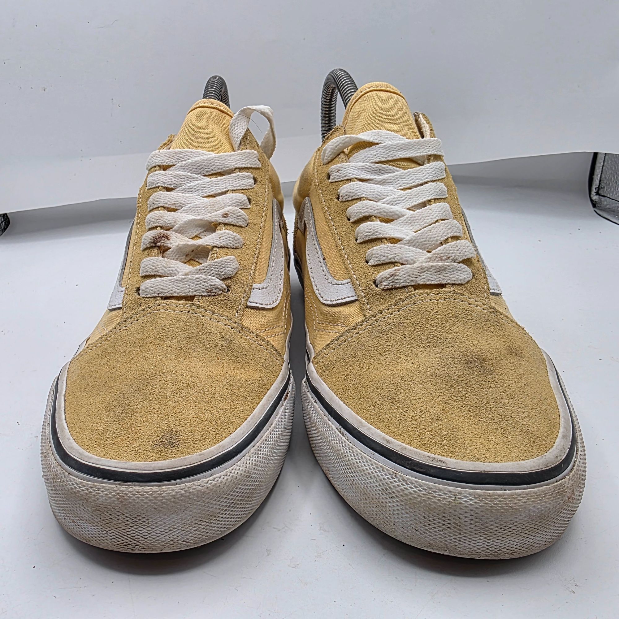 Vans Vans Old Skool Womens 8 Mustard Yellow White Skate Shoes Cas Size US 8 / IT 38 - 2 Thumbnail