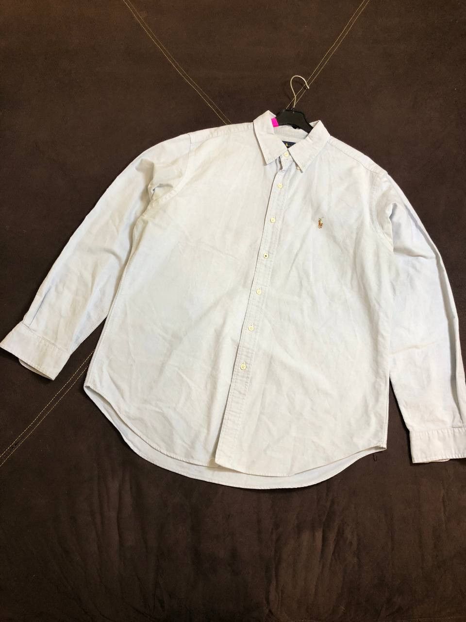 Polo Ralph Lauren Men's Stretch Oxford Slim Fit Button Down Long Sleeve shirt Size US L / EU 52-54 / 3 - 1 Thumbnail