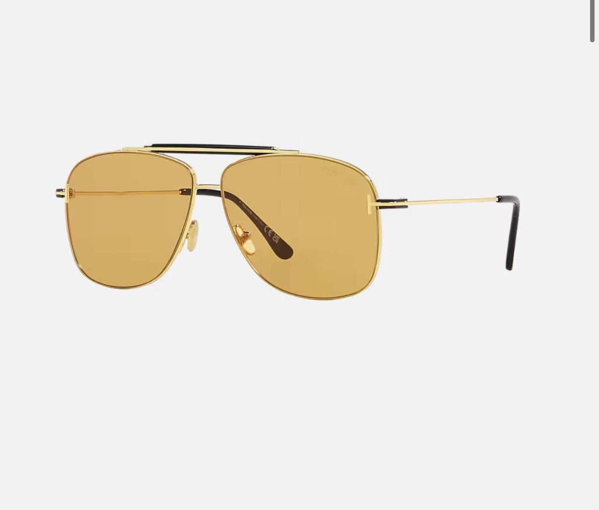 Tom Ford Jaden Aviators Gold/Yellow