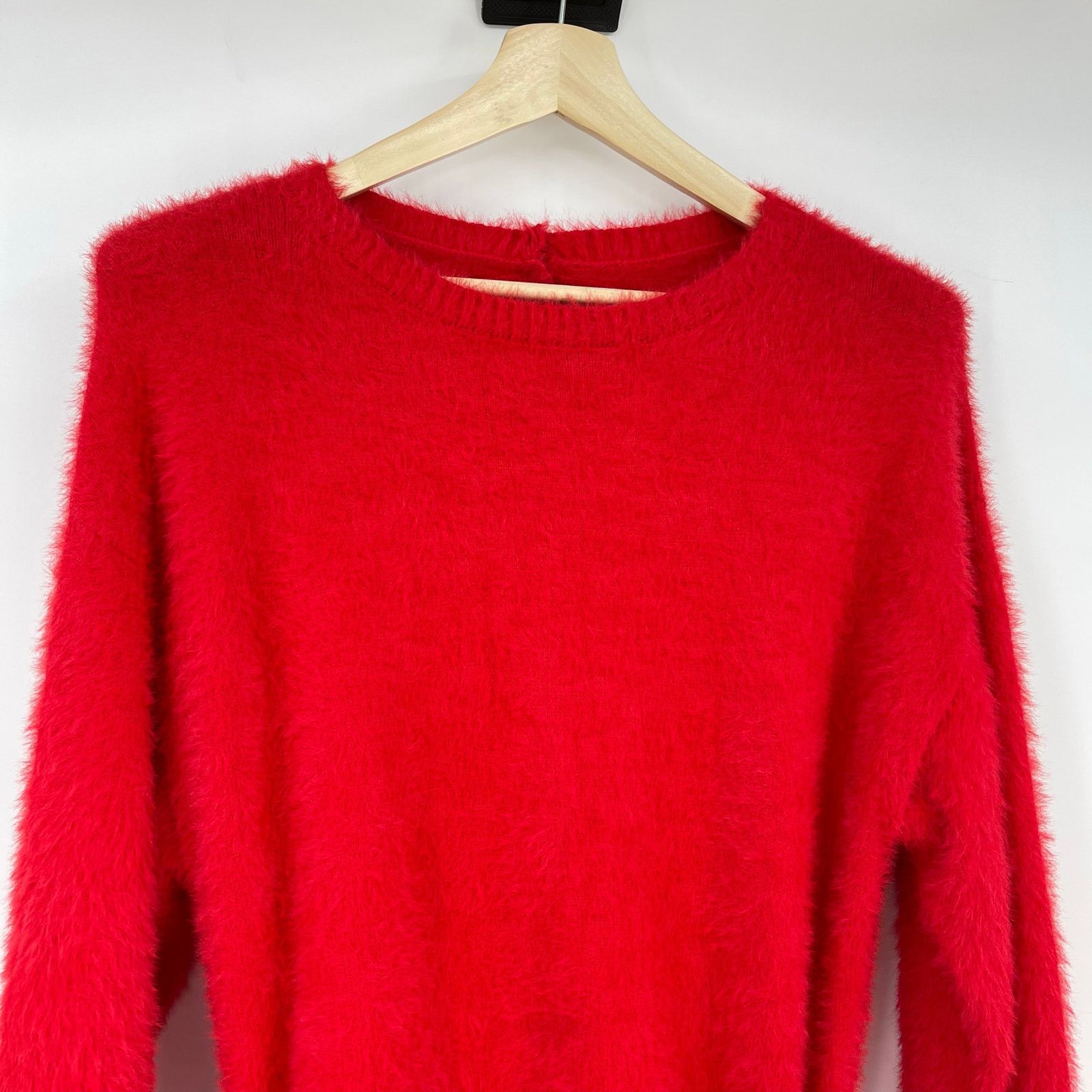 Other Miss Circle | NWT Keira Dress in Red Fuzzy Sweater Knit XL Size XL / US 12-14 / IT 48-50 - 6 Thumbnail