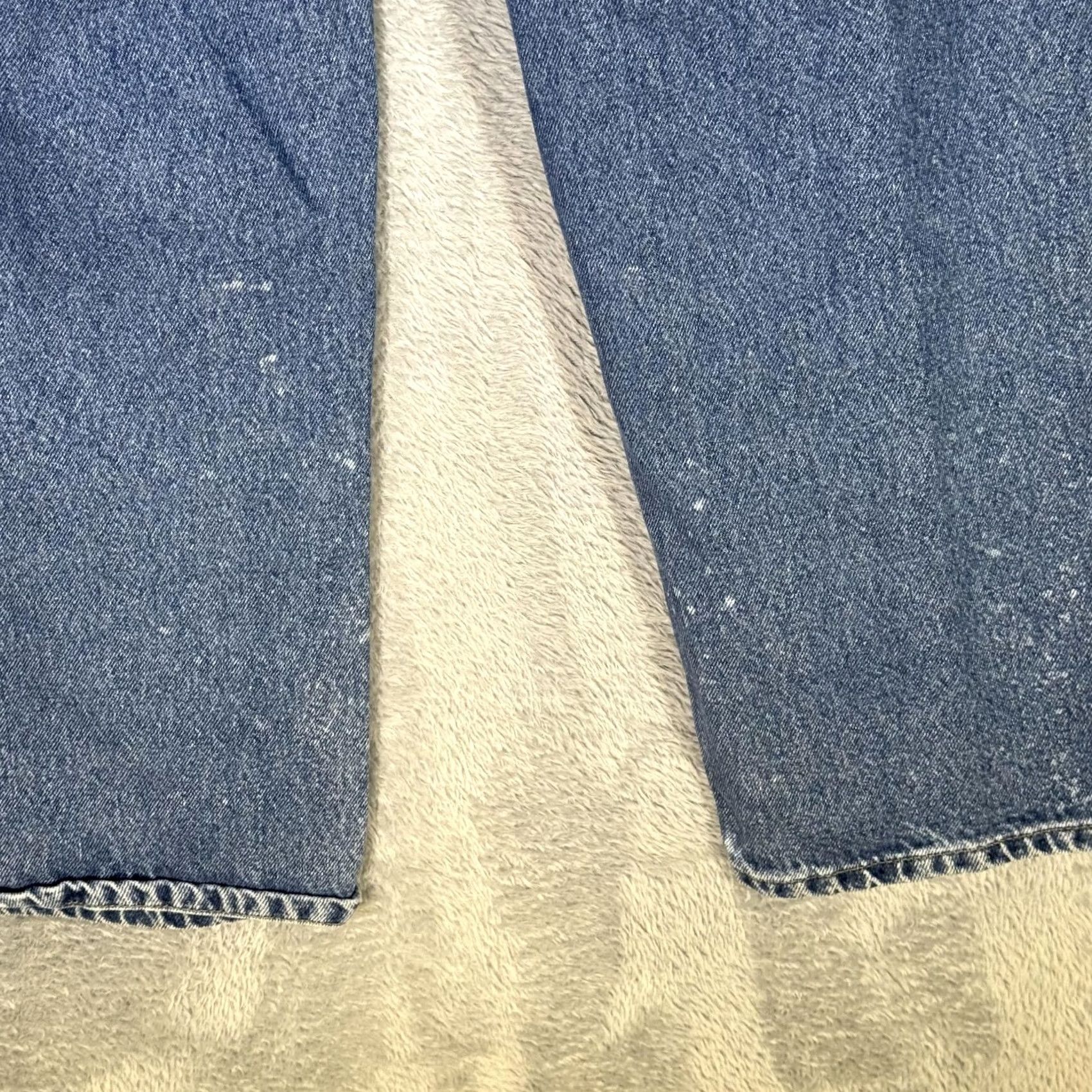 Carhartt VINTAGE Carhartt Jeans Mens 34x32 Blue Relaxed Fit Workwear Denim Pants 34x32 Mens Regular Blue Carhartt 381-83 Size US 34 / EU 50 - 4 Thumbnail