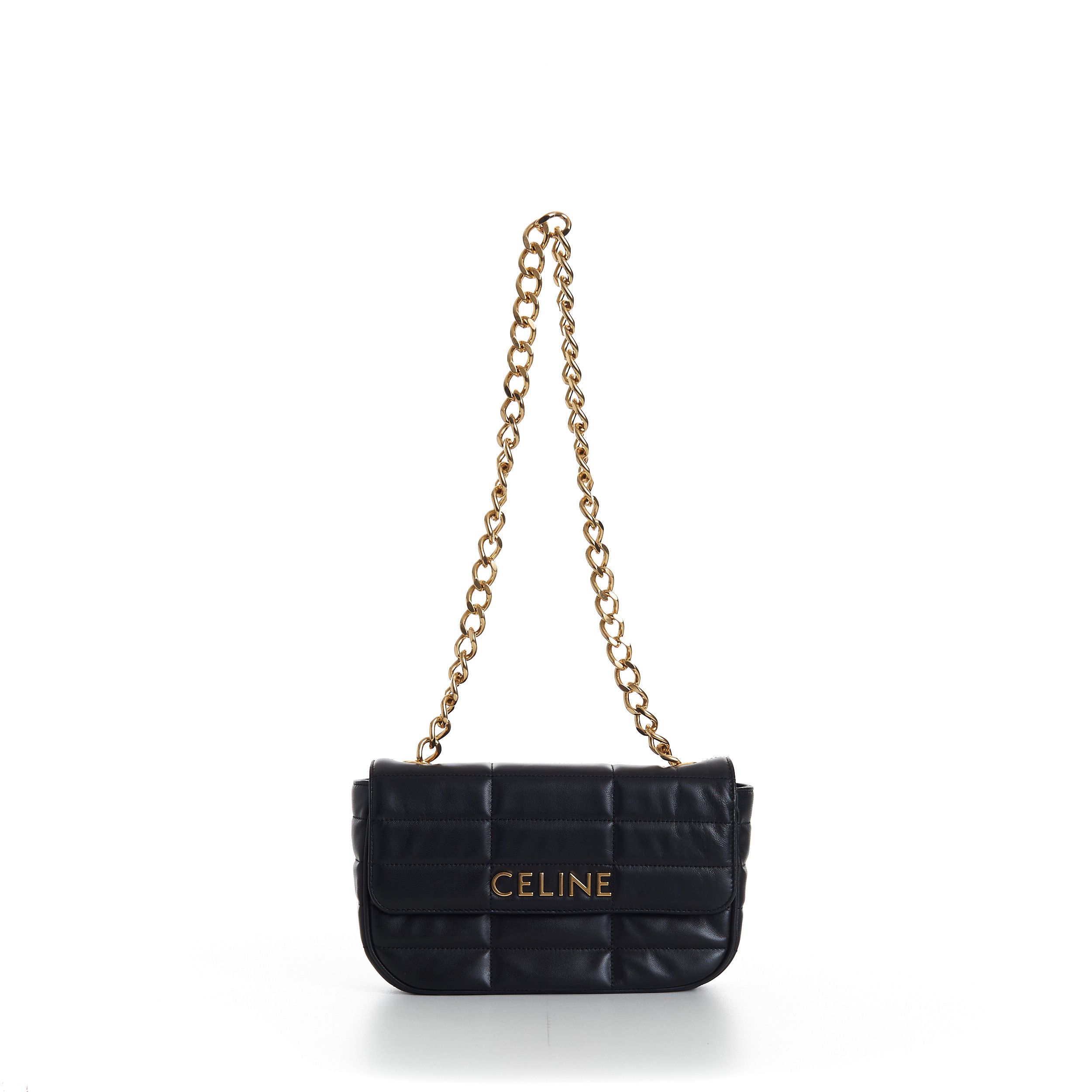 Celine Chain Shoulder Bag Matelasse Monochrome Celine Size ONE SIZE - 10 Thumbnail