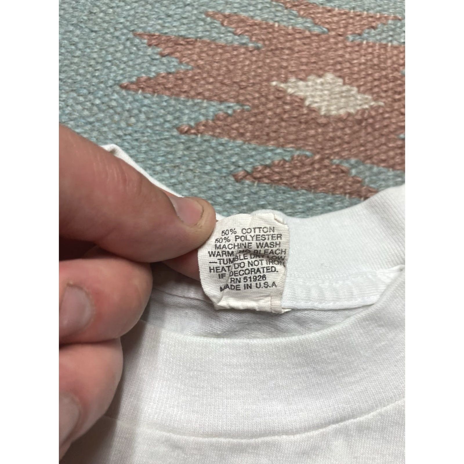 Vintage VINTAGE 80s T Shirt Sweet Shoals Alabama Soft Comfy Single Stitch Boxy XL Men's White Size US XL / EU 56 / 4 - 7 Thumbnail