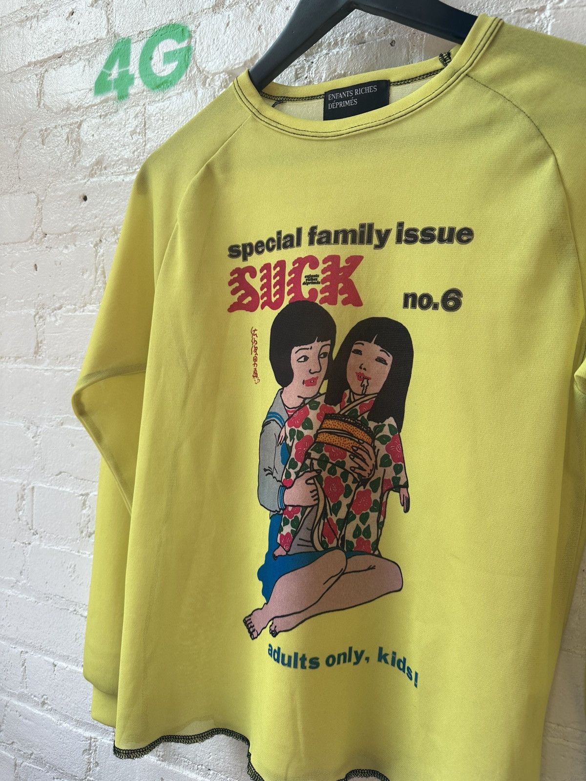 Enfants Riches Deprimes ENFANTS RICHES DEPRIMES FAMILY ISSUE LONG SLEEVE Size US XS / EU 42 / 0 - 2 Thumbnail
