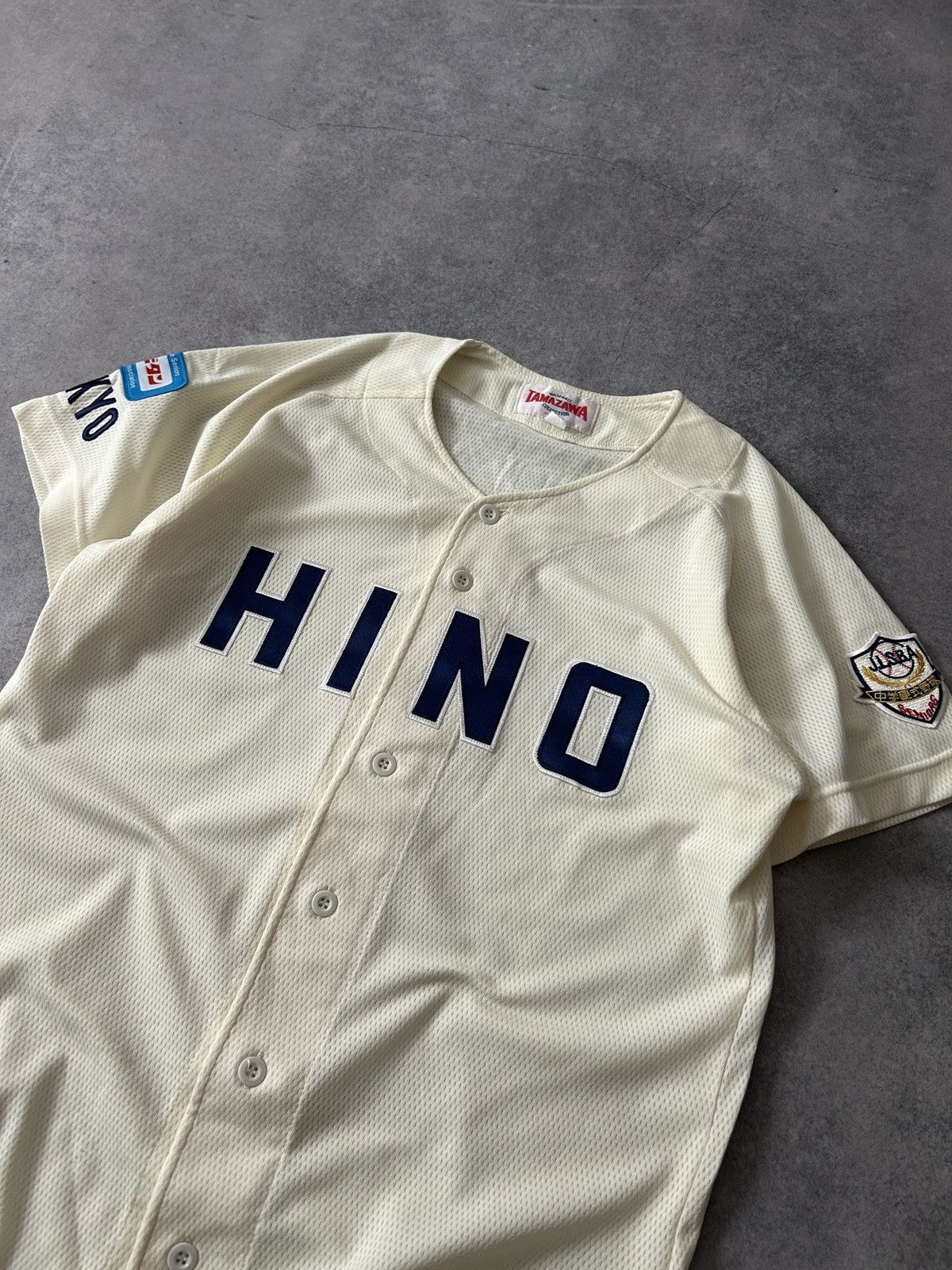 Japanese Brand Vintage Hino Baseball Japanese World Tour jersey mens Size US S / EU 44-46 / 1 - 2 Thumbnail