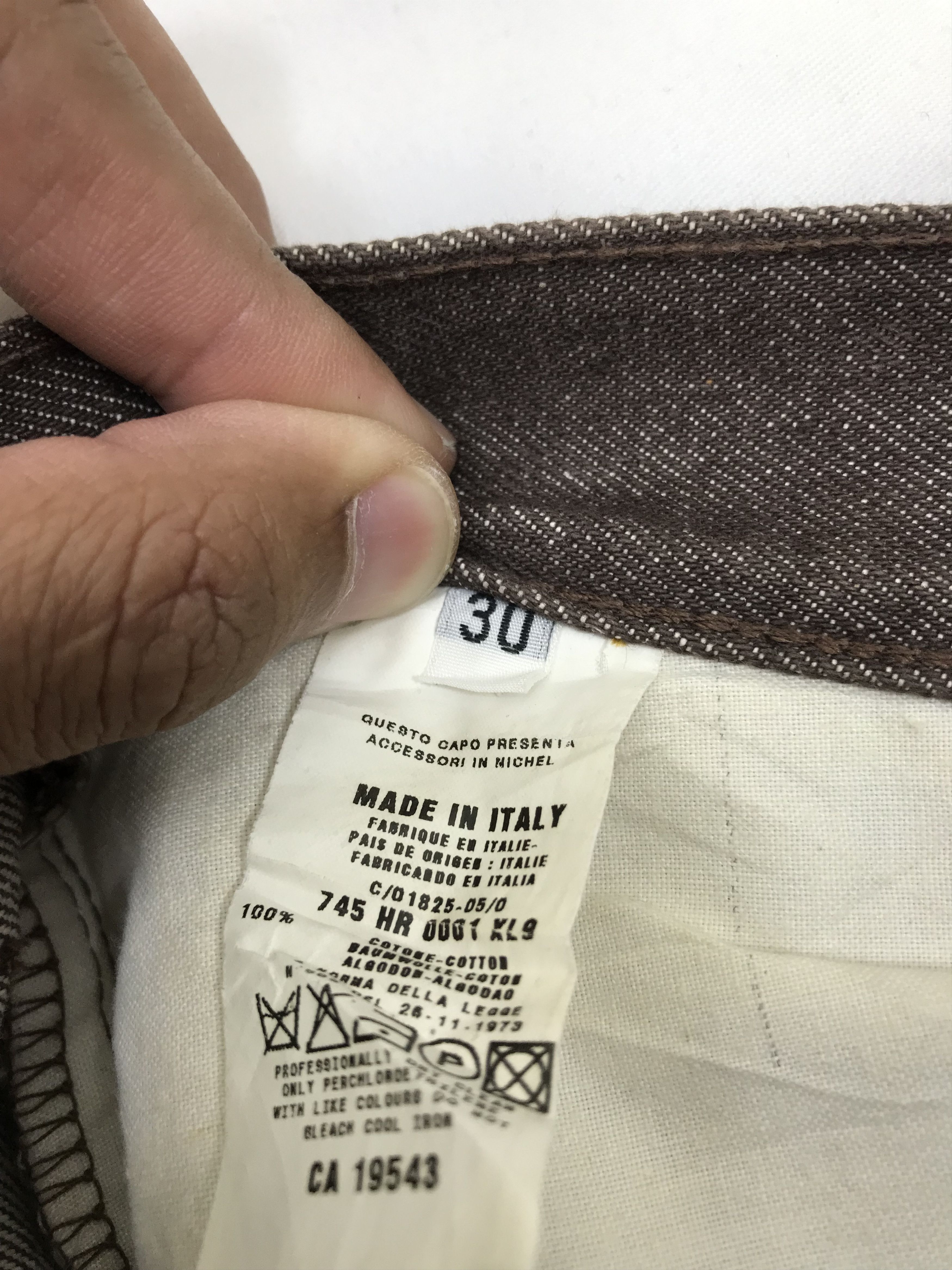 Helmut Lang Vintage Helmut Lang Classic Raw Denim Classic Cut Jeans Size US 30 / EU 46 - 12 Thumbnail