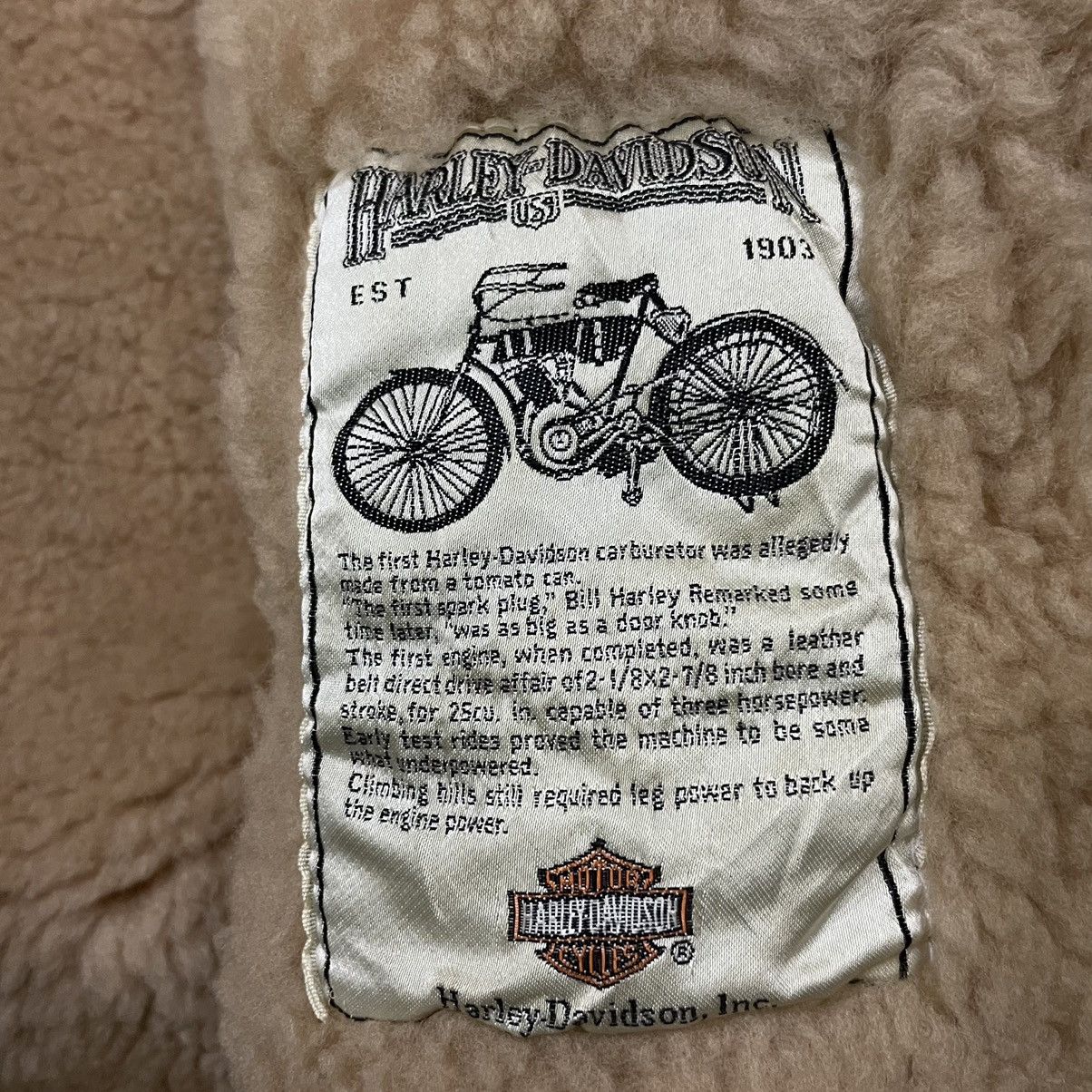 Harley Davidson Vintage Harley Davidson Sheepskin B3 Leather Jacket Size US M / EU 48-50 / 2 - 24 Thumbnail