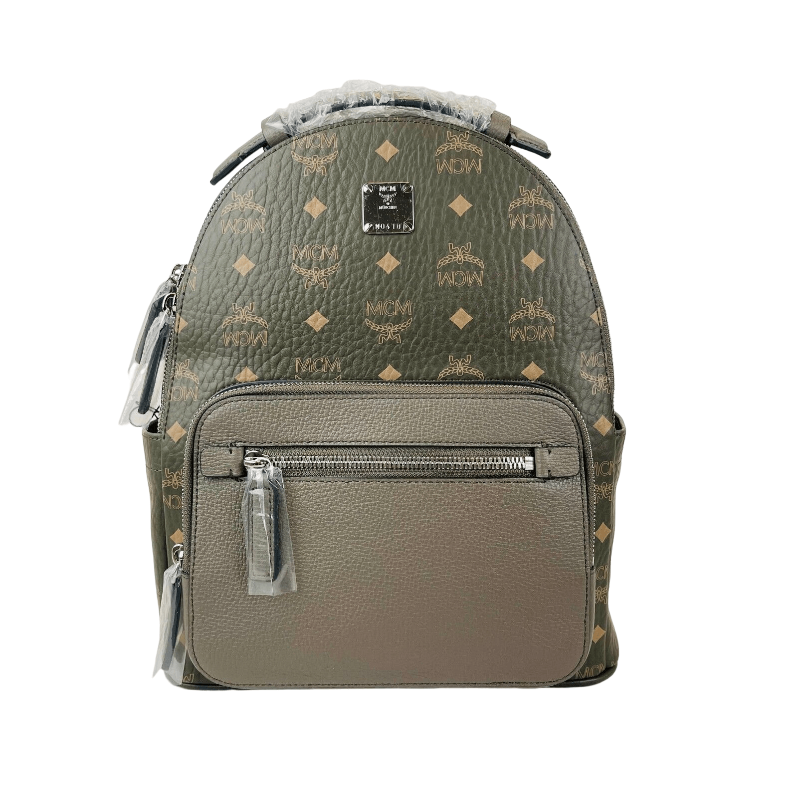 MCM Men Green Sea Turtle Visetos Coated Canvas Small Backpack Size ONE SIZE - 1 Thumbnail