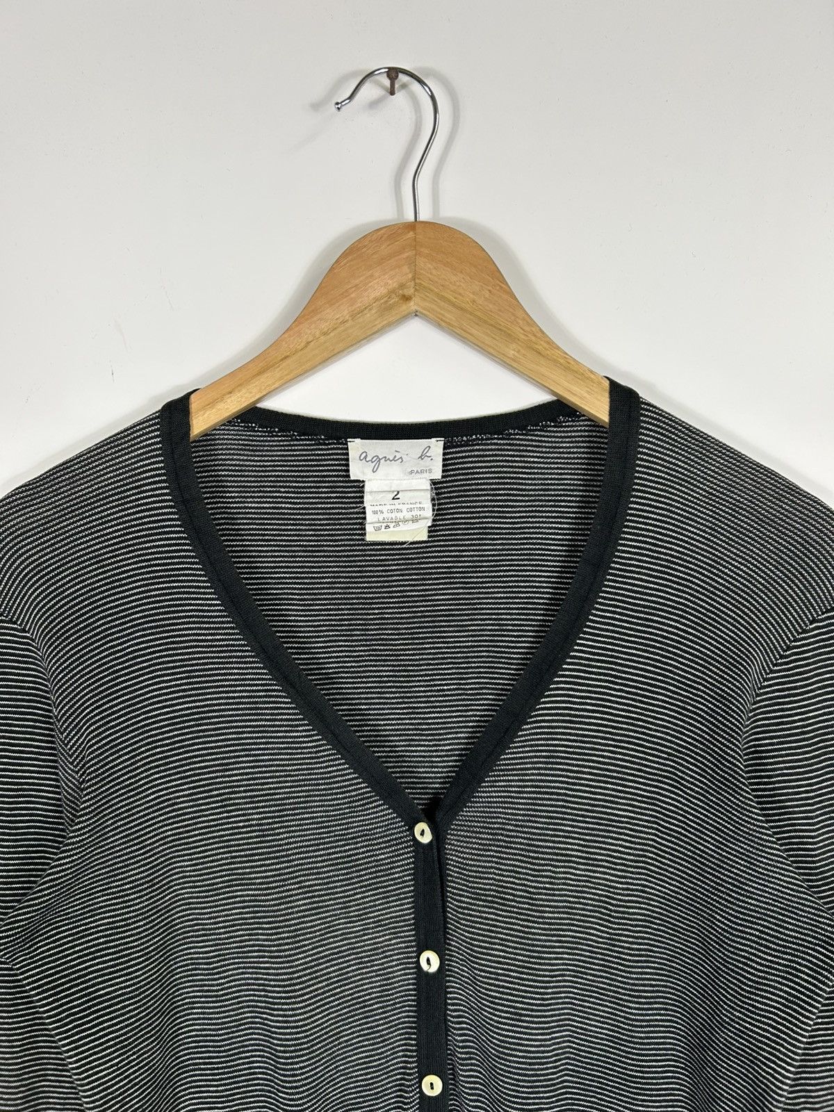 agnes b. ⚡️Vintage Agnes B Knit Button Sweater Size XS / US 0-2 / IT 36-38 - 4 Thumbnail