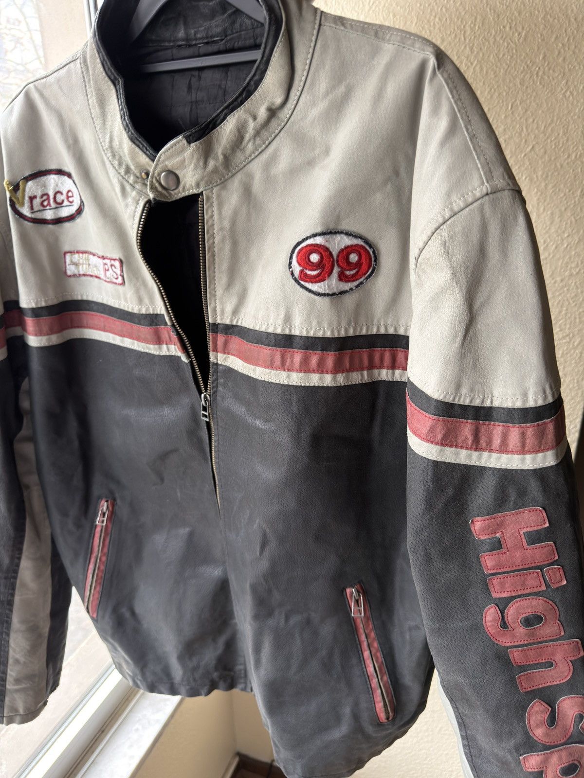 Vintage Racing vintage leather jacket Size US M / EU 48-50 / 2 - 8 Thumbnail