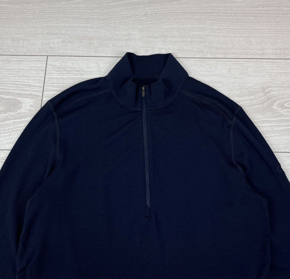 Icebreaker Icebreaker 100% Merino Wool Blue Zip Sweater Size US L / EU 52-54 / 3 - 6 Thumbnail